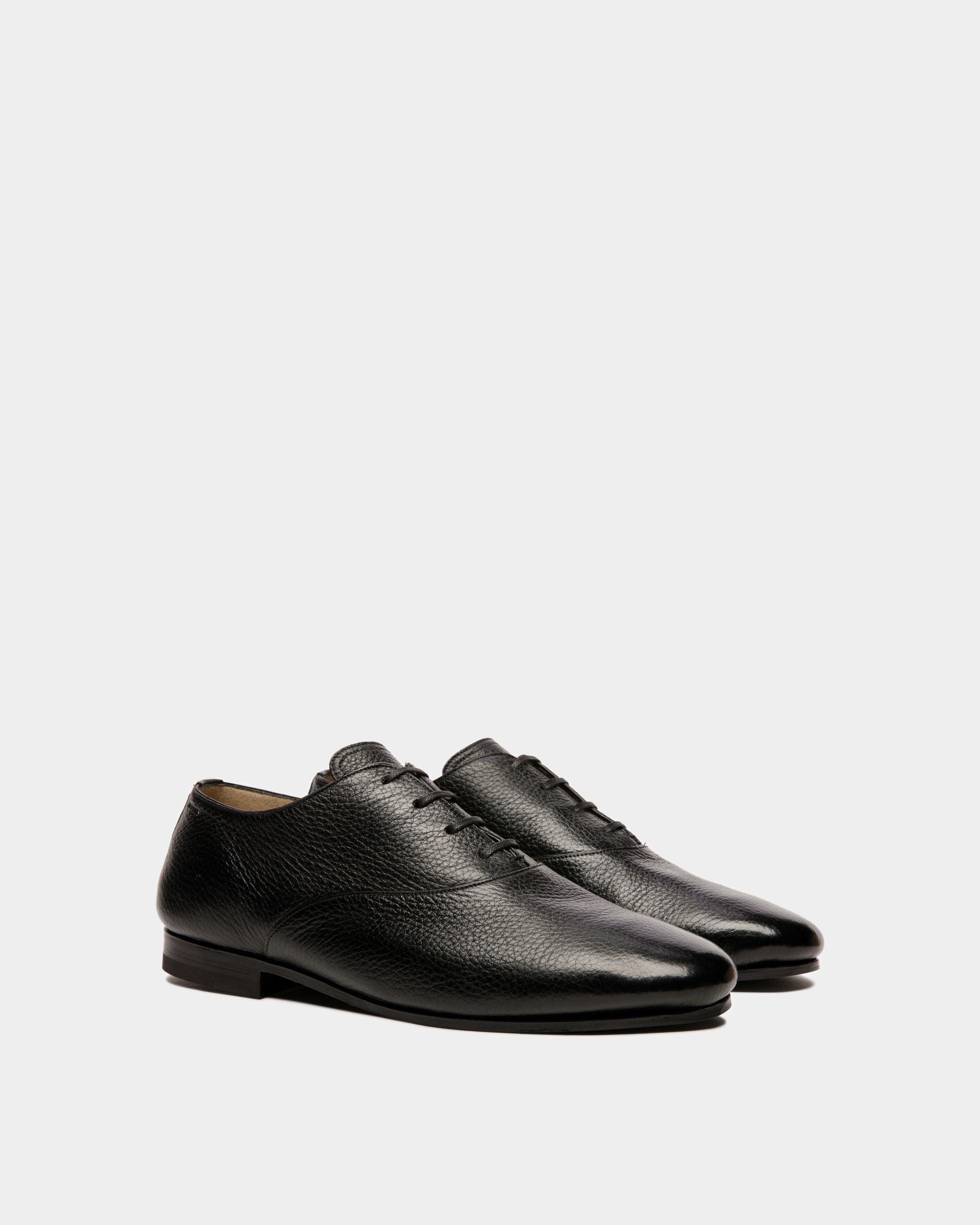 Bally Global - Pinte Oxfords In Black Leather - Black