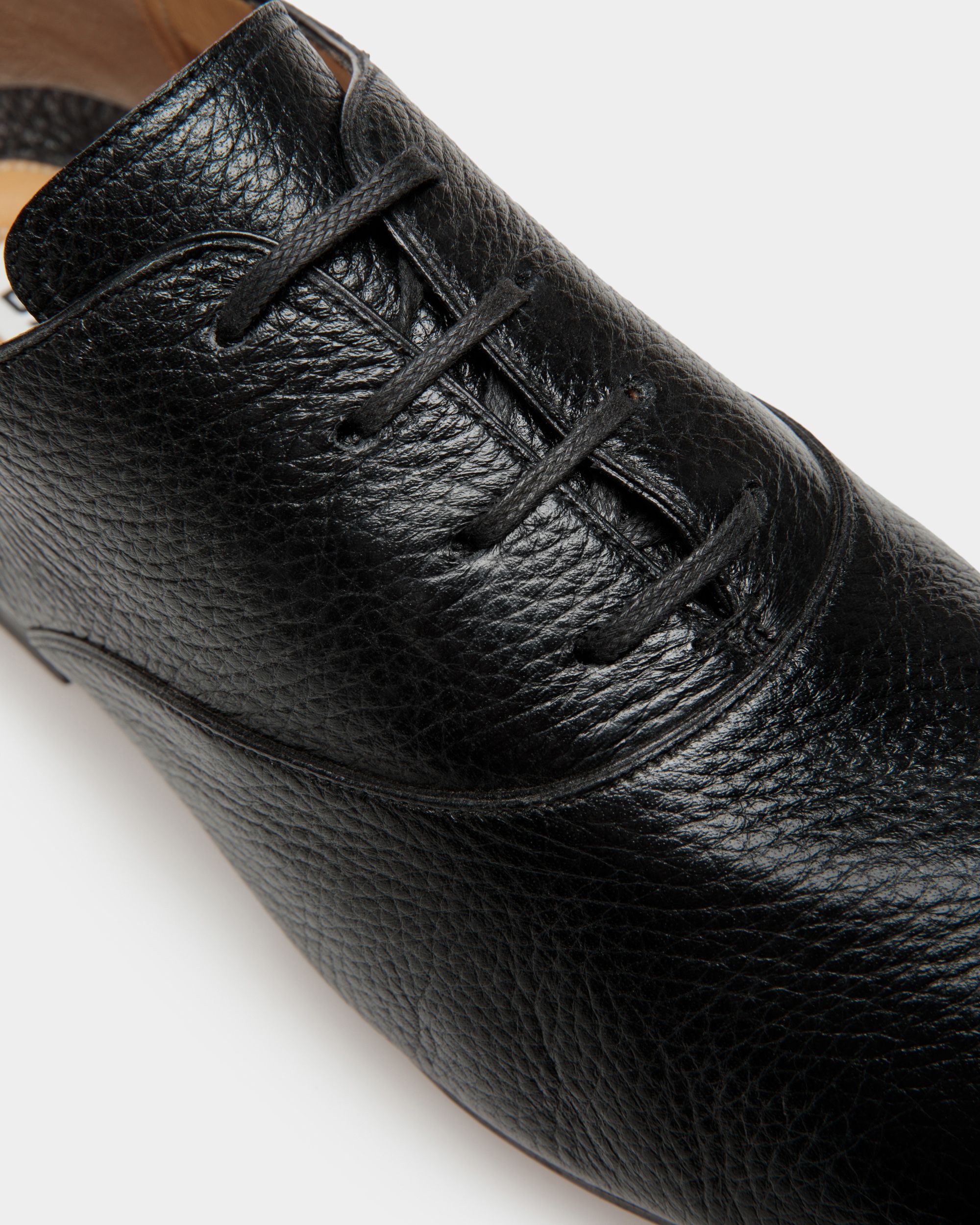 Bally Global - Pinte Oxfords In Black Leather - Black