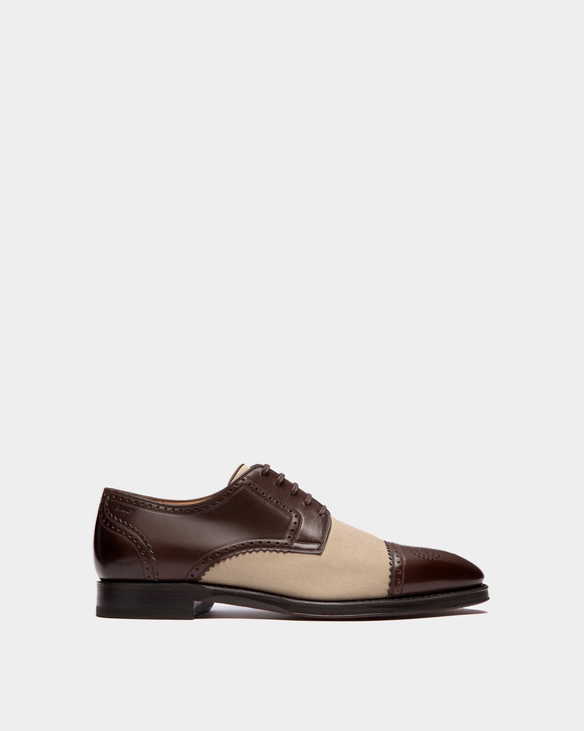Bally Global - Scribe Derby in Leather and Fabric - Multicolor