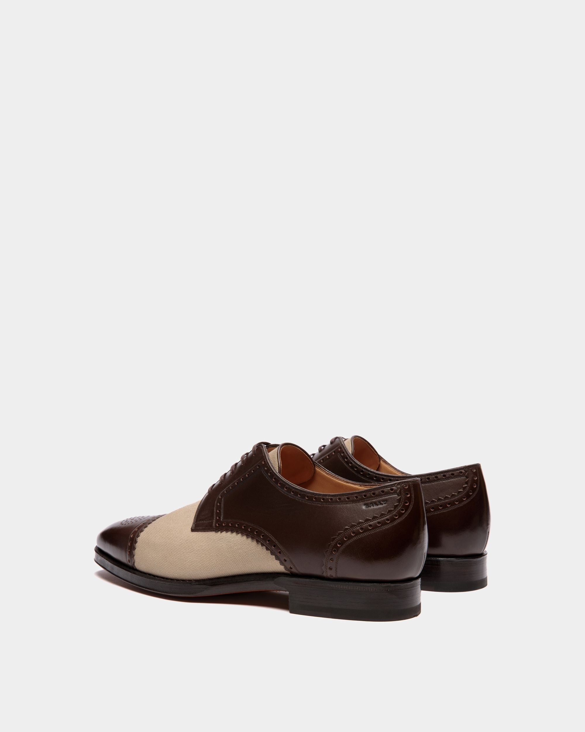 Bally Global - Scribe Derby in Leather and Fabric - Multicolor