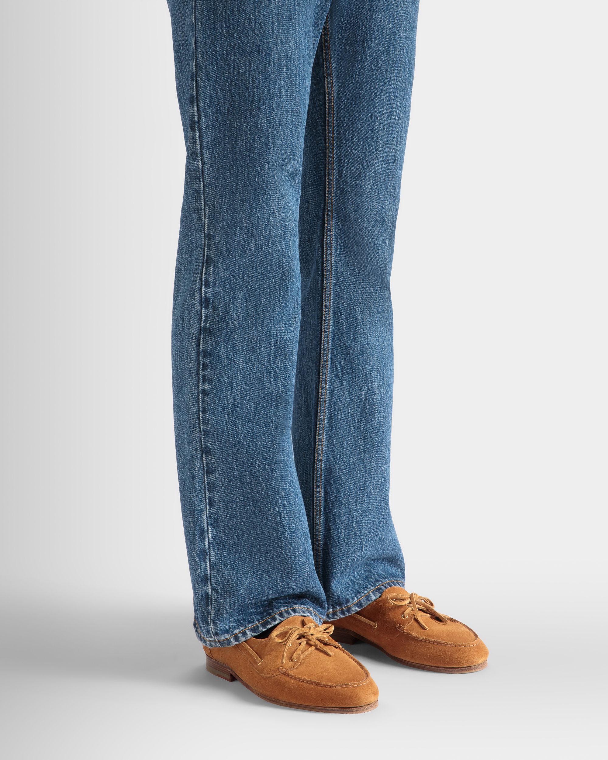 Bally Global - Plume Moccasin in Brown Suede - Brown