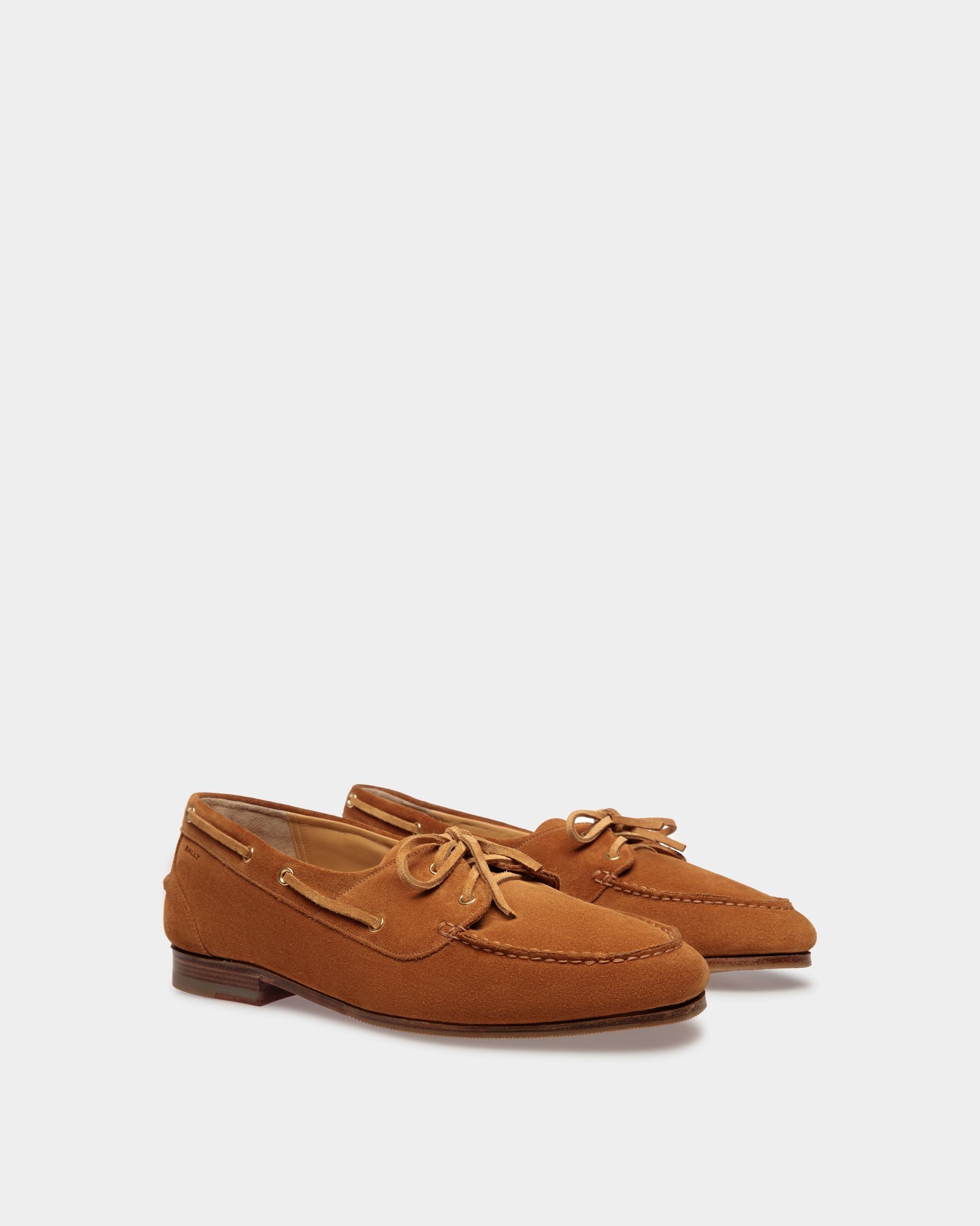 Bally Global - Plume Moccasin in Brown Suede - Brown