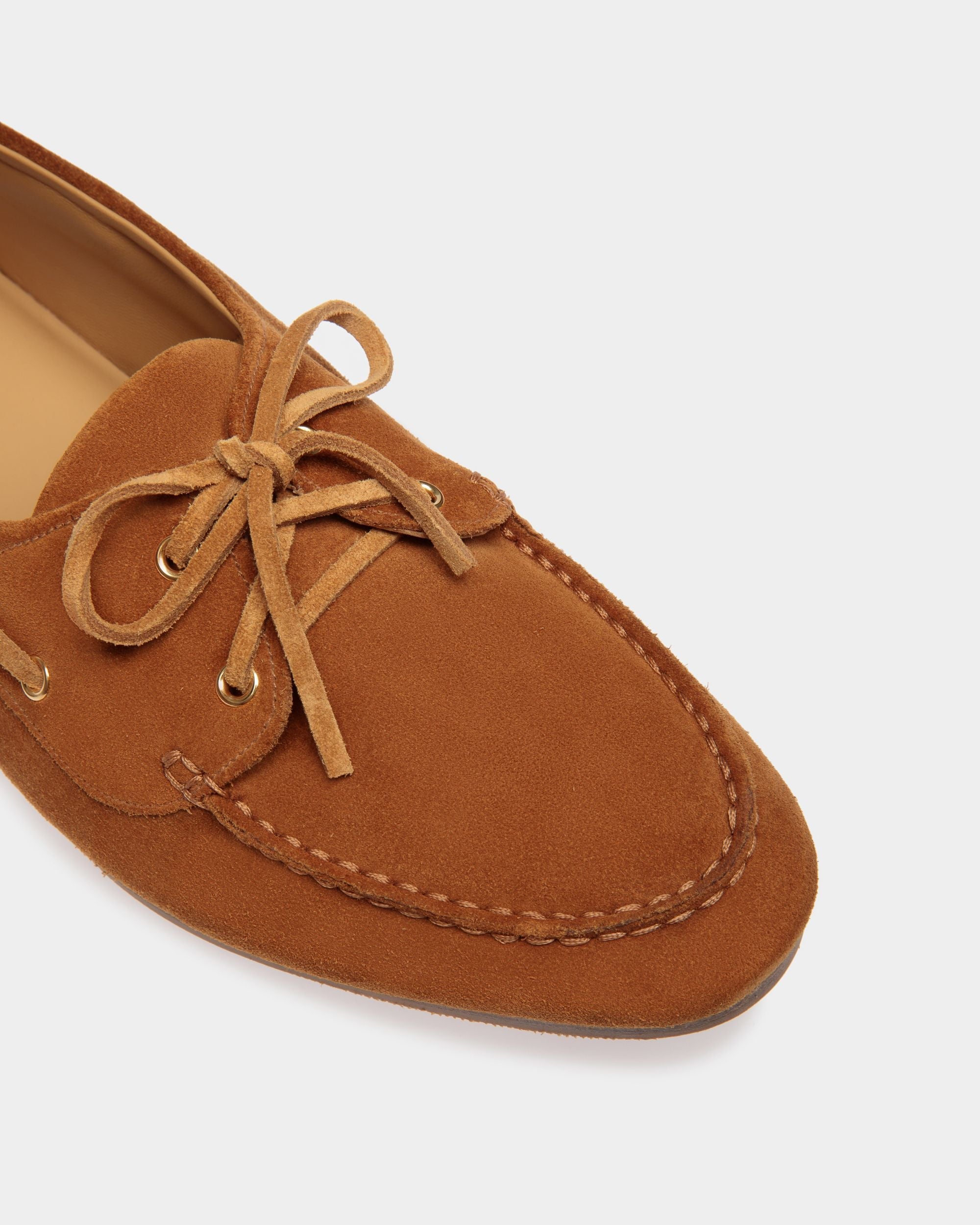 Bally Global - Plume Moccasin in Brown Suede - Brown