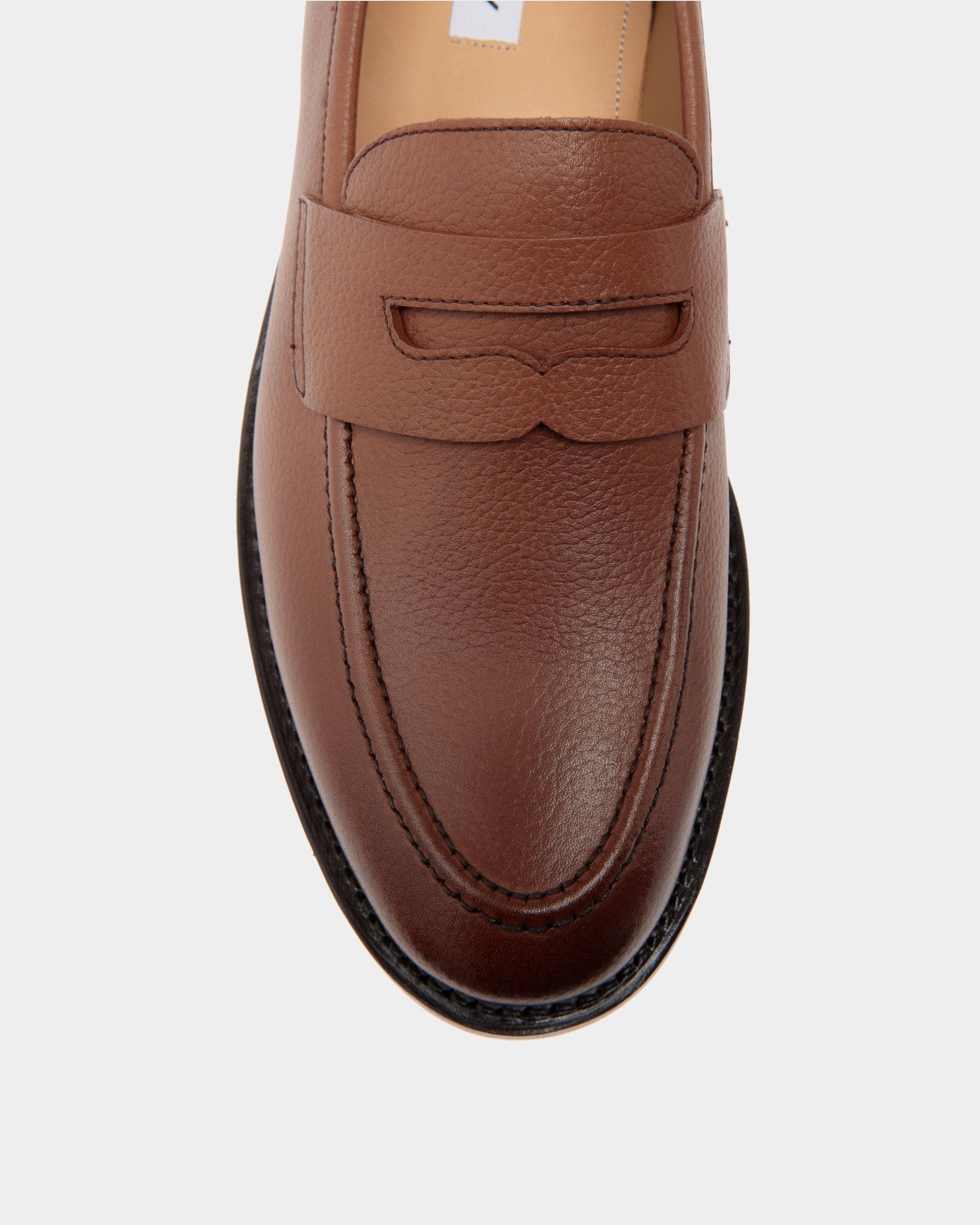 Bally Global - Schoenen Loafer in Brown Embossed Leather - Brown