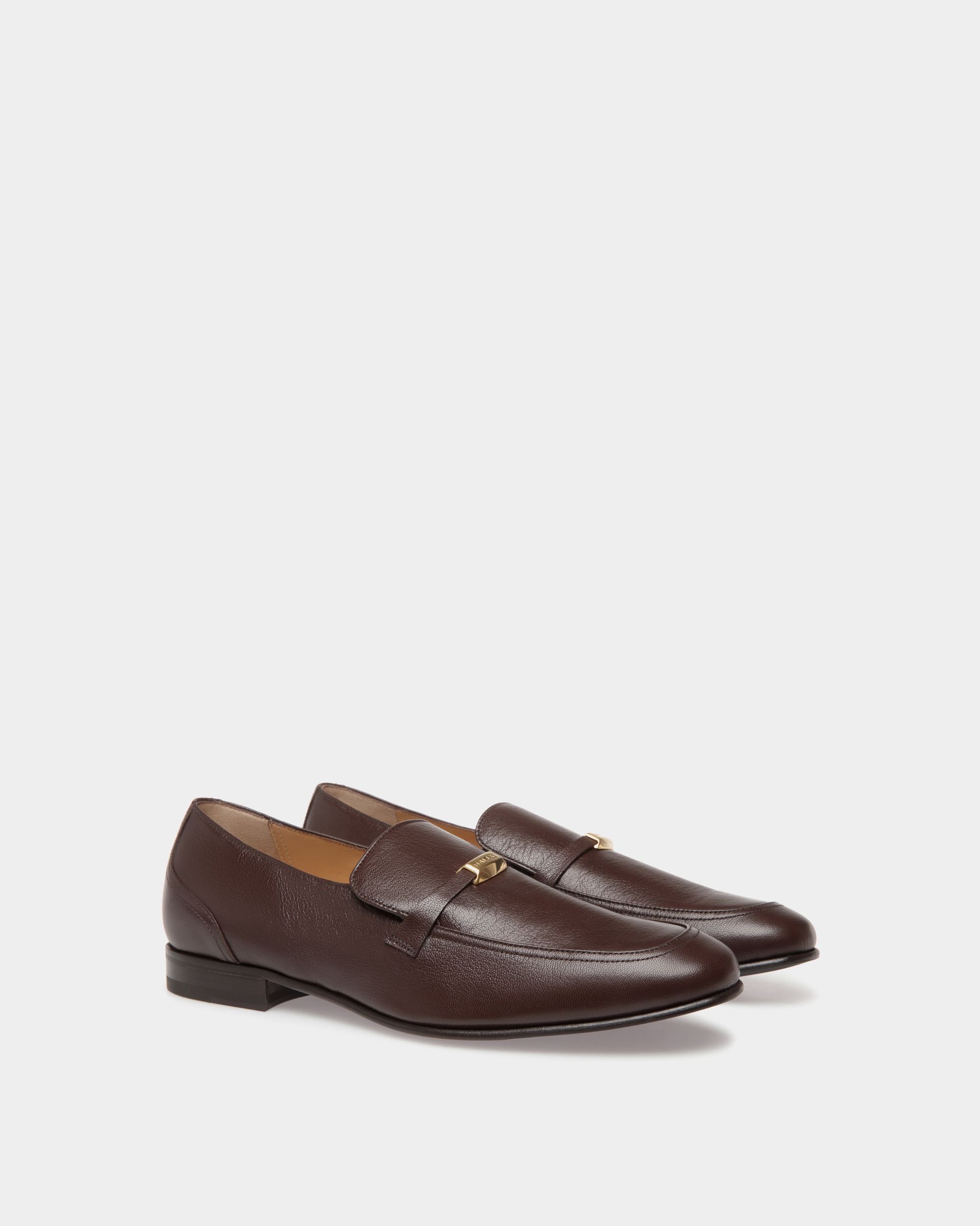 Bally Global - Loafer In Brown Leather - Brown