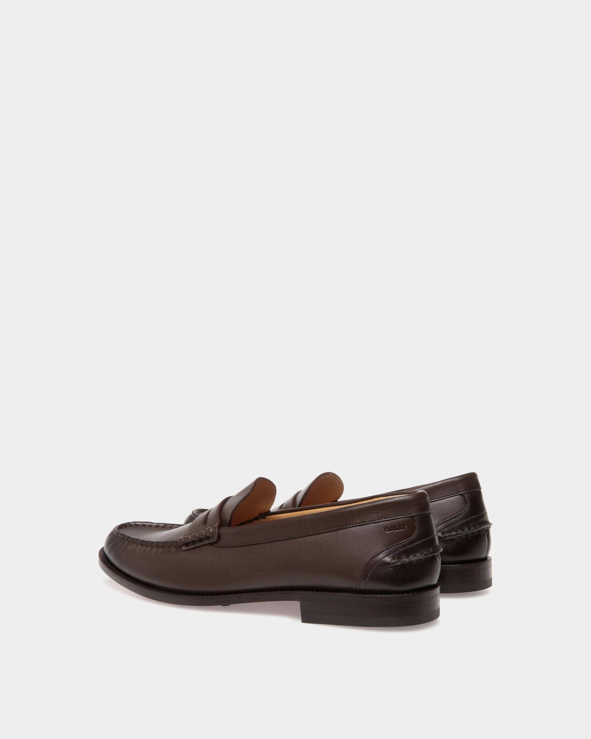 Bally Global - Oregon Moccassins In Brown Leather - Brown