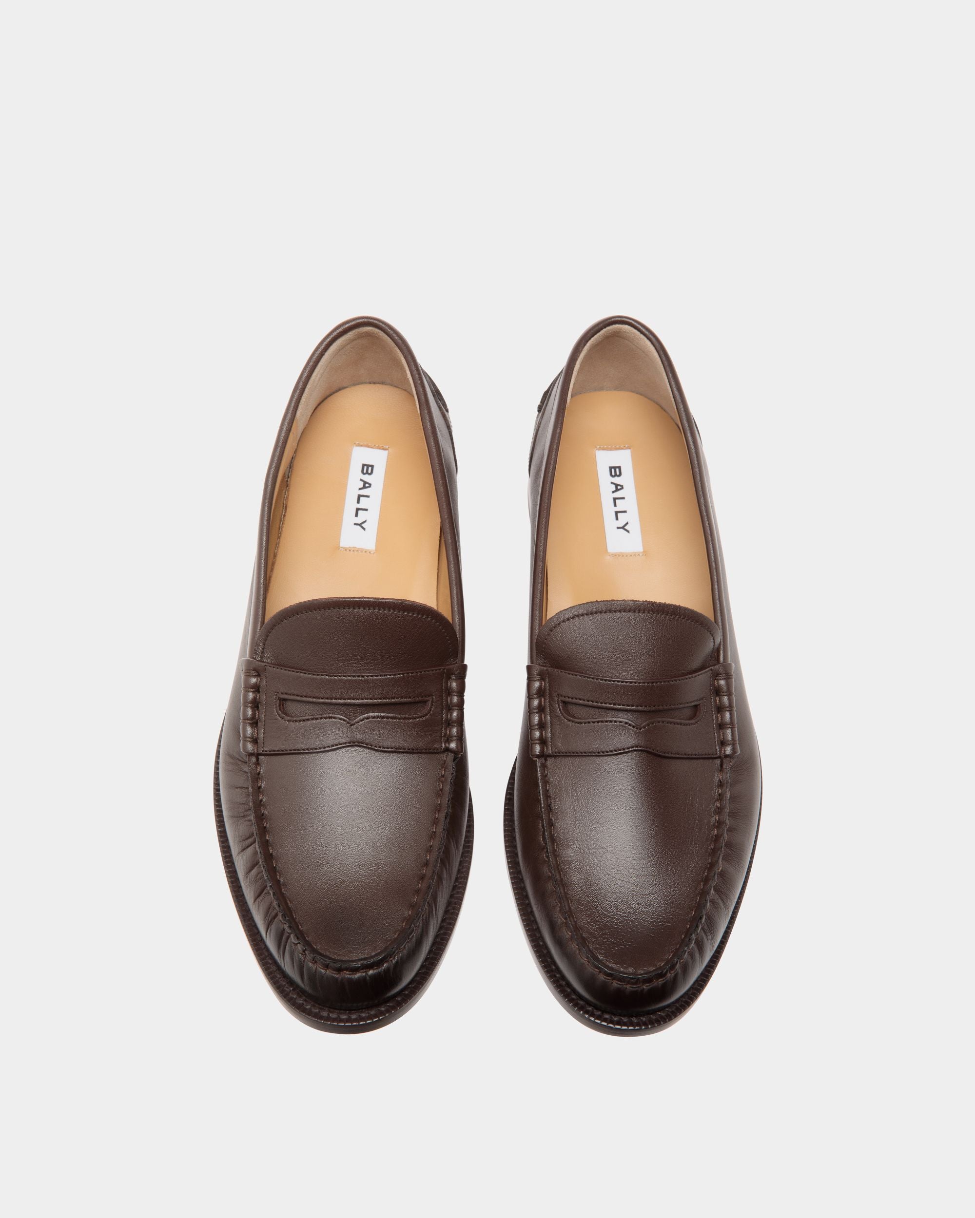 Bally Global - Oregon Moccassins In Brown Leather - Brown