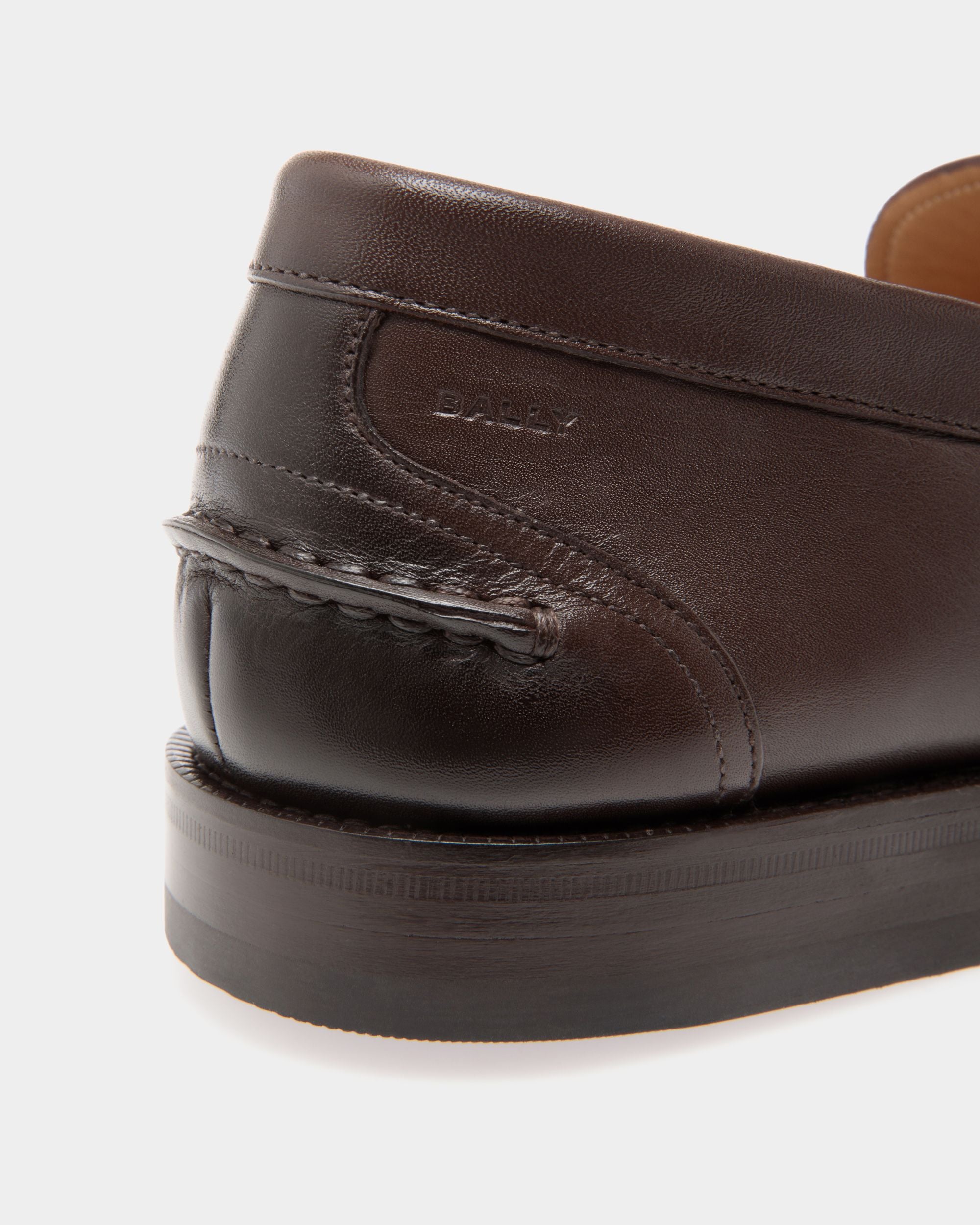 Bally Global - Oregon Moccassins In Brown Leather - Brown
