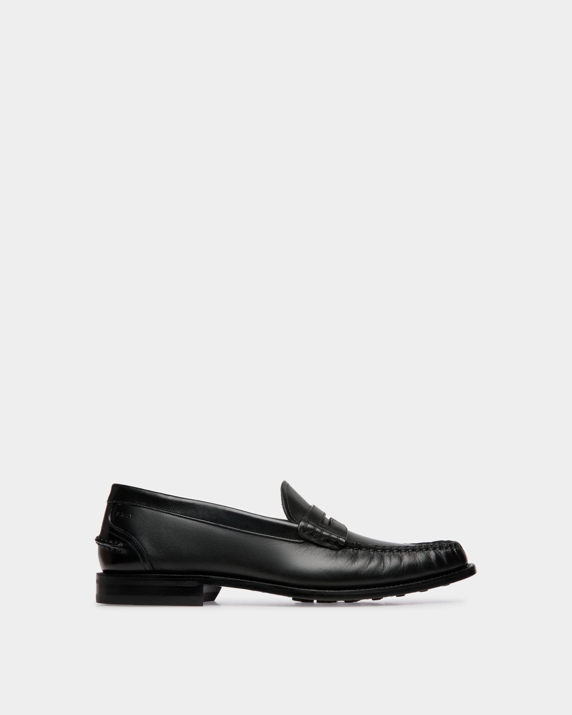 Bally Global - Oregon Loafer in Black Leather - Black