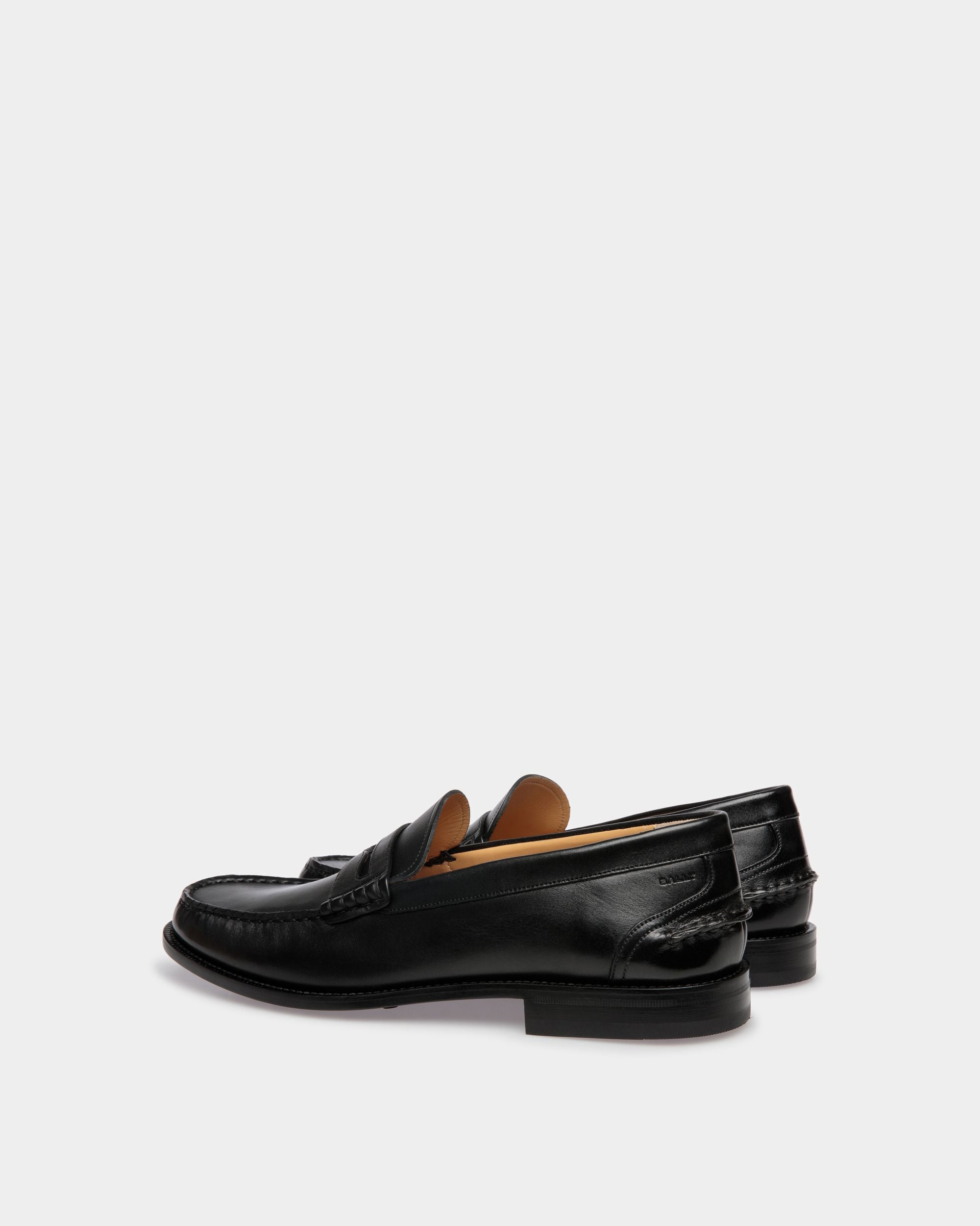 Bally Global - Oregon Loafer in Black Leather - Black