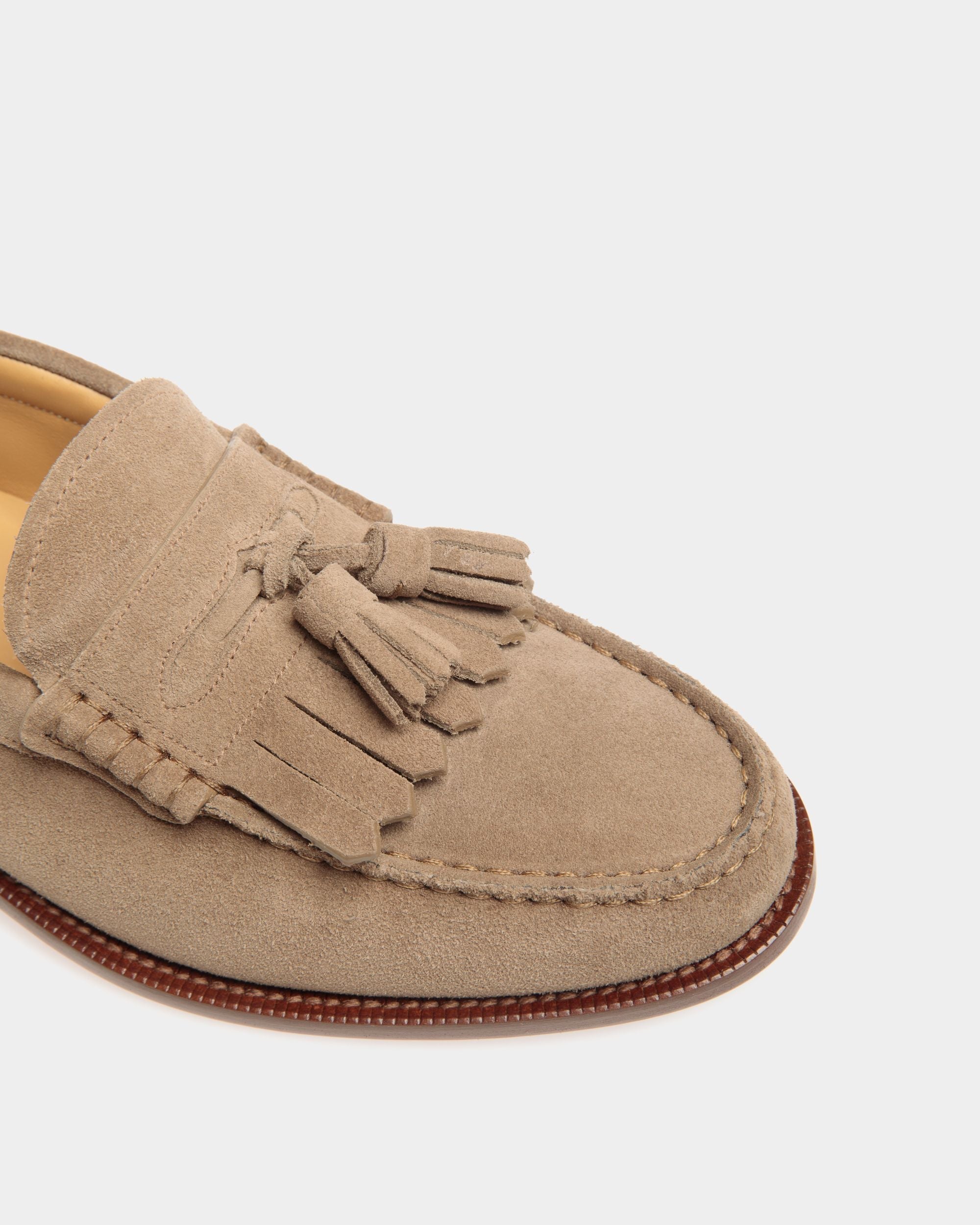 Bally Global - Oregon Loafer in Suede - Beige