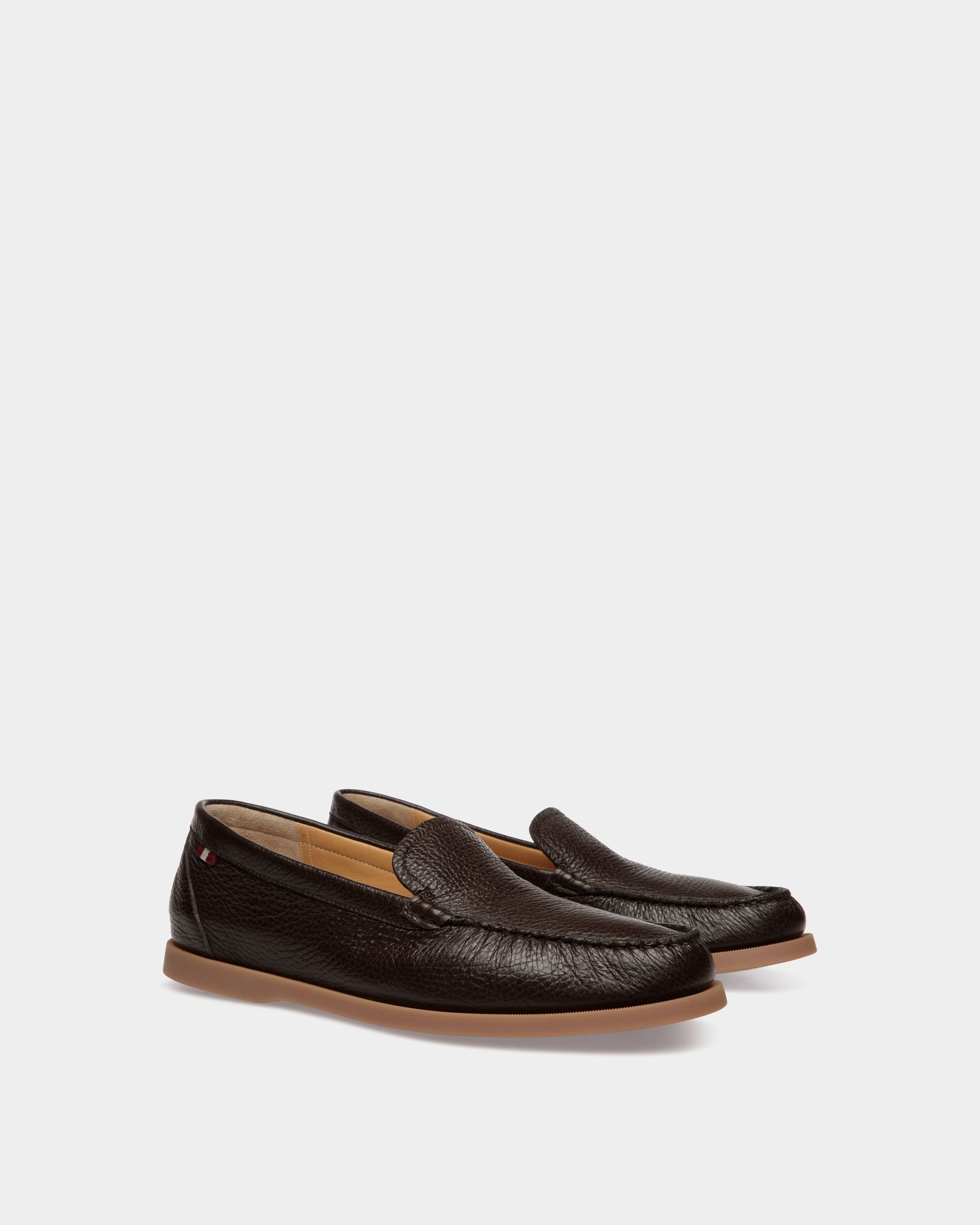 Bally Global - Nelson Loafer In Brown Deer Leather - Brown