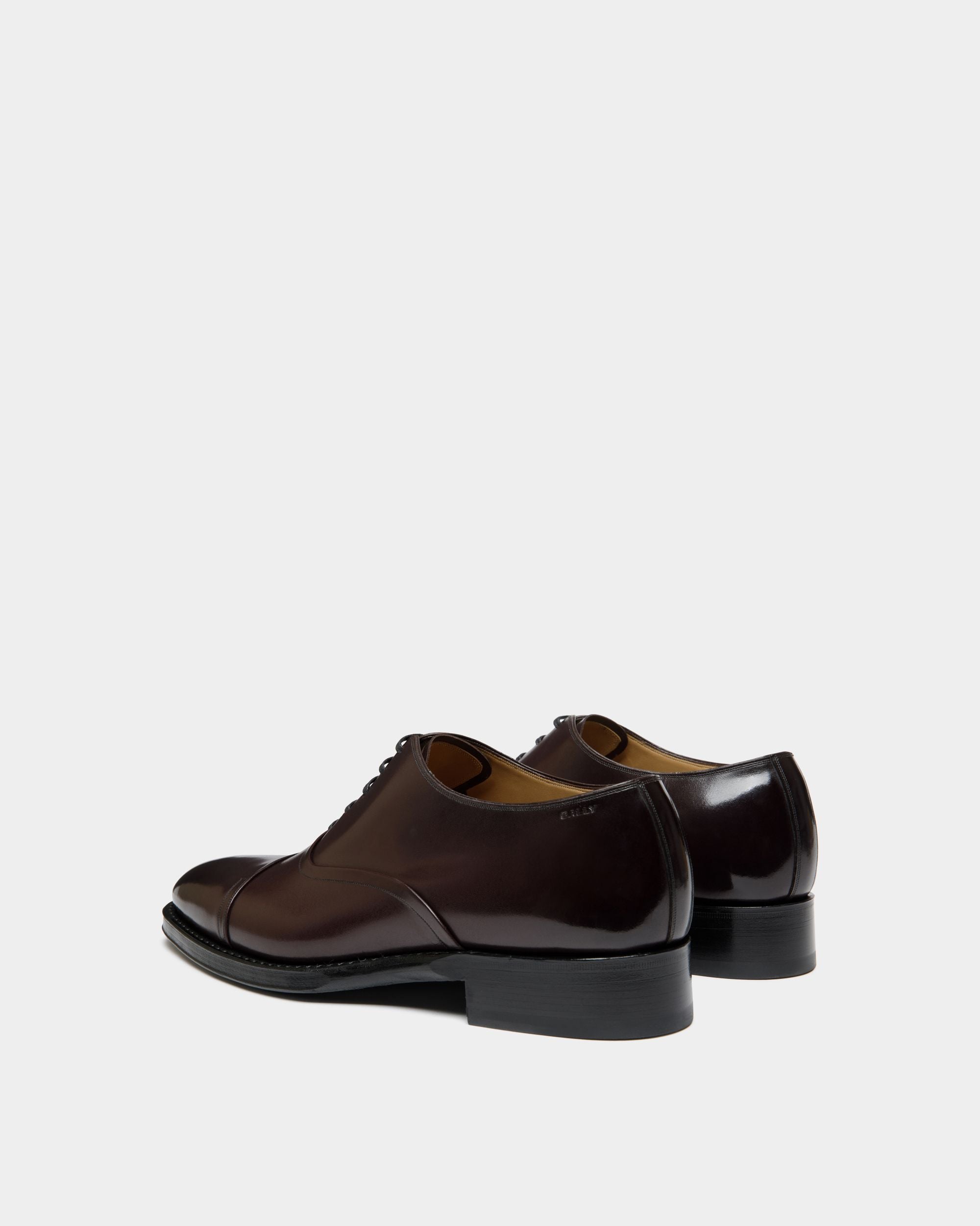 Bally Global - Scribe Un Oxford in Deep Burgundy Leather - Burgundy