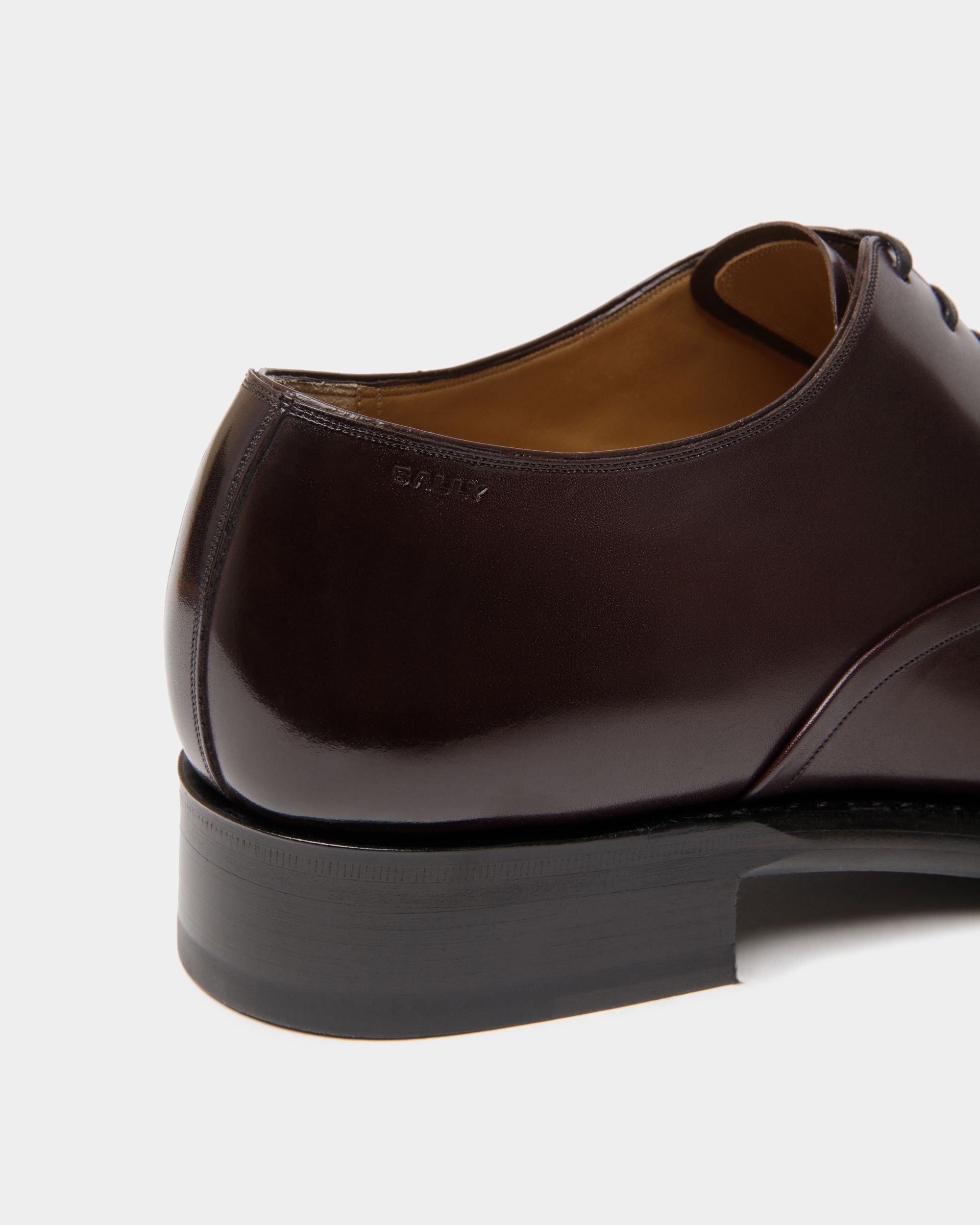 Bally Global - Scribe Un Oxford in Deep Burgundy Leather - Burgundy