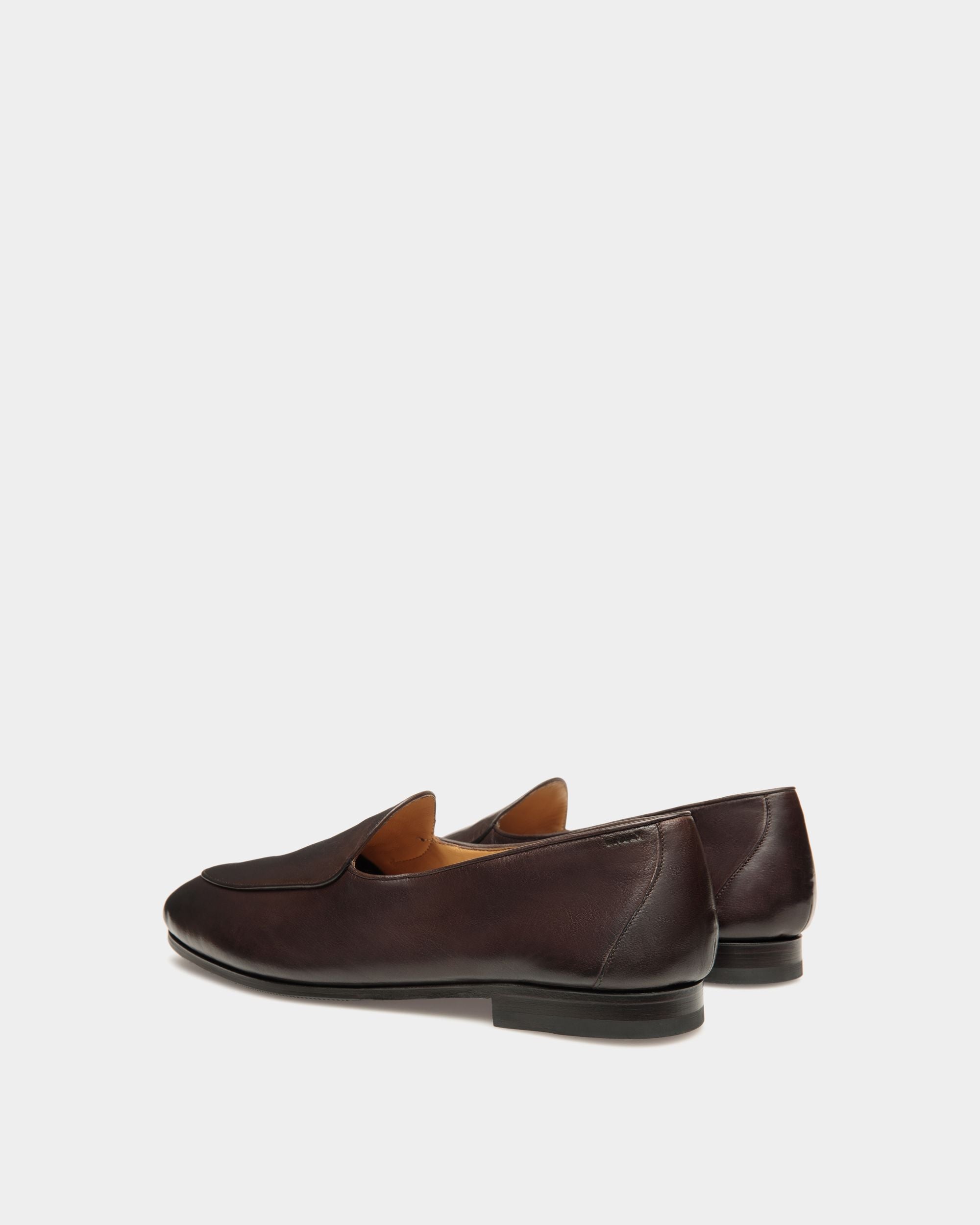 Bally Global - Mocasín Plume De Piel Ébano - Marrón