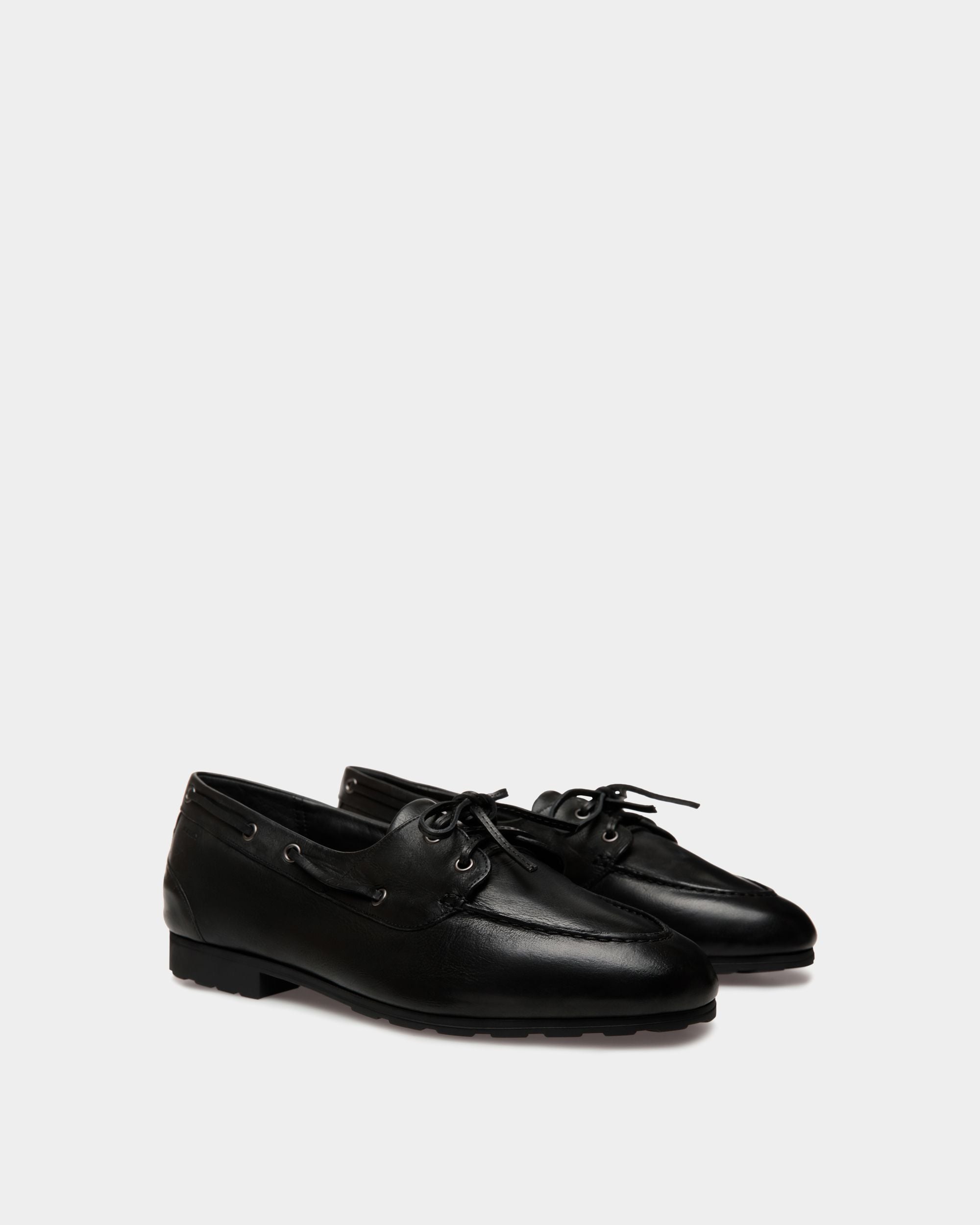 Bally Global - Plume Loafer In Black Leather - Noir