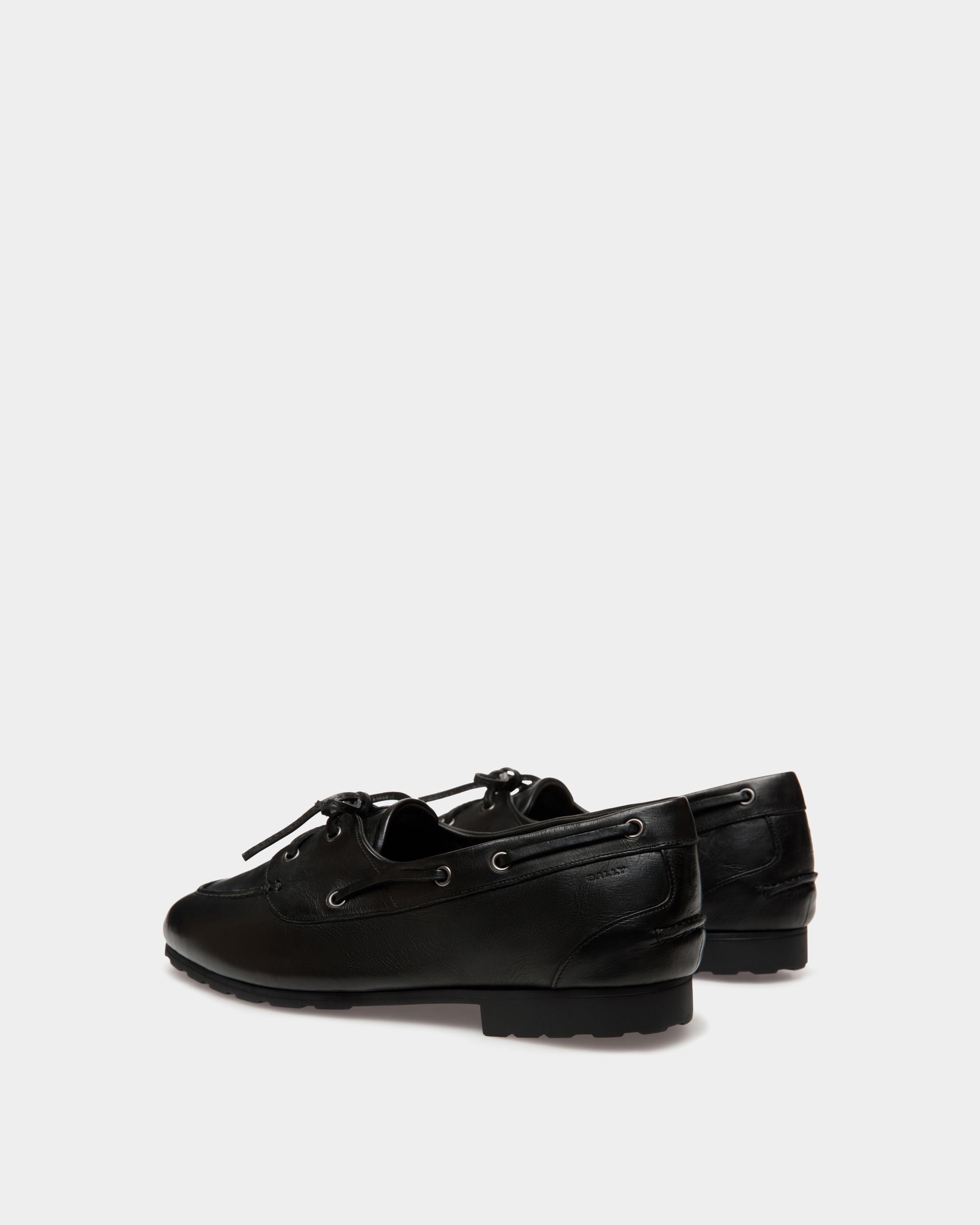 Bally Global - Plume Loafer In Black Leather - Noir