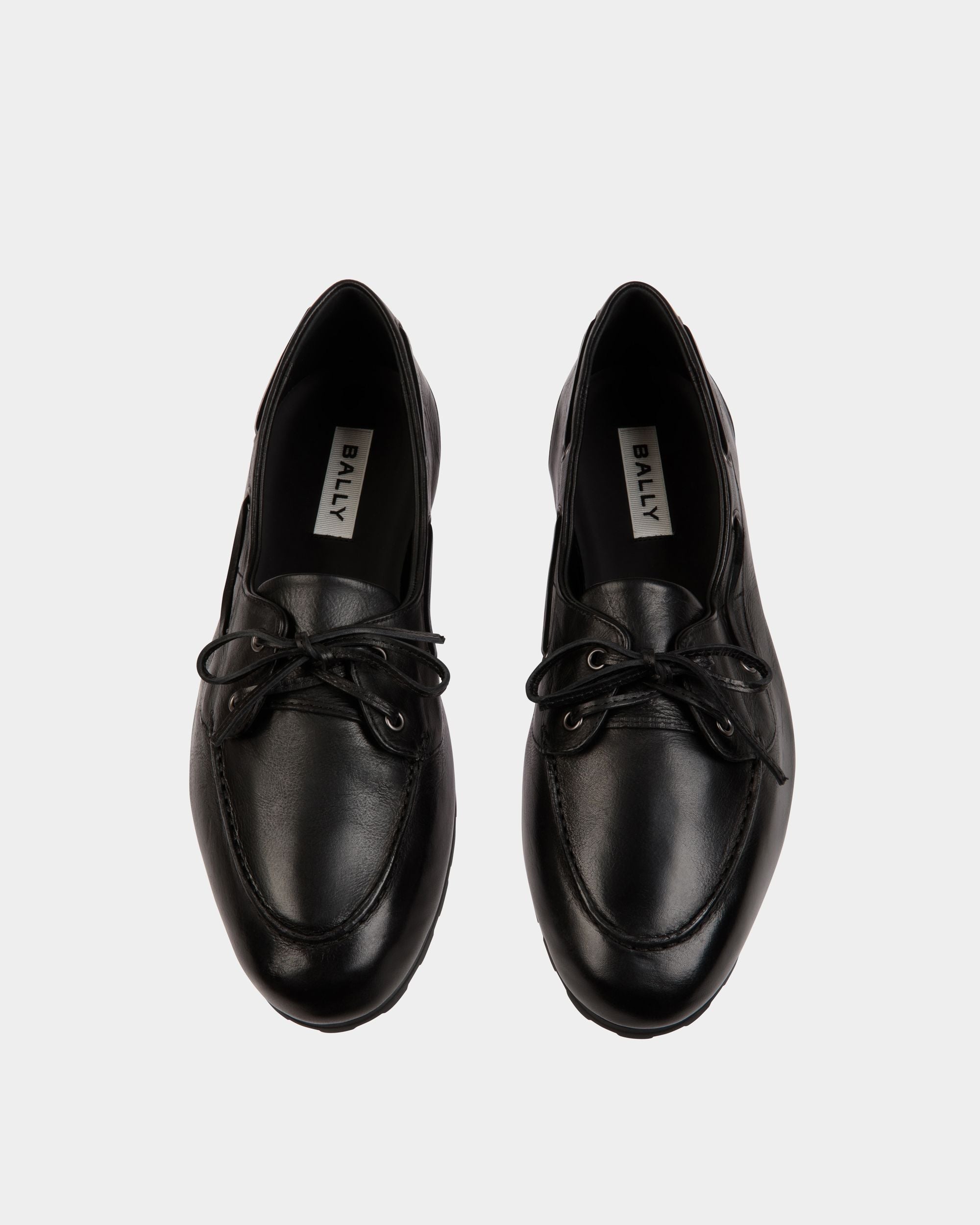 Bally Global - Plume Loafer In Black Leather - Noir