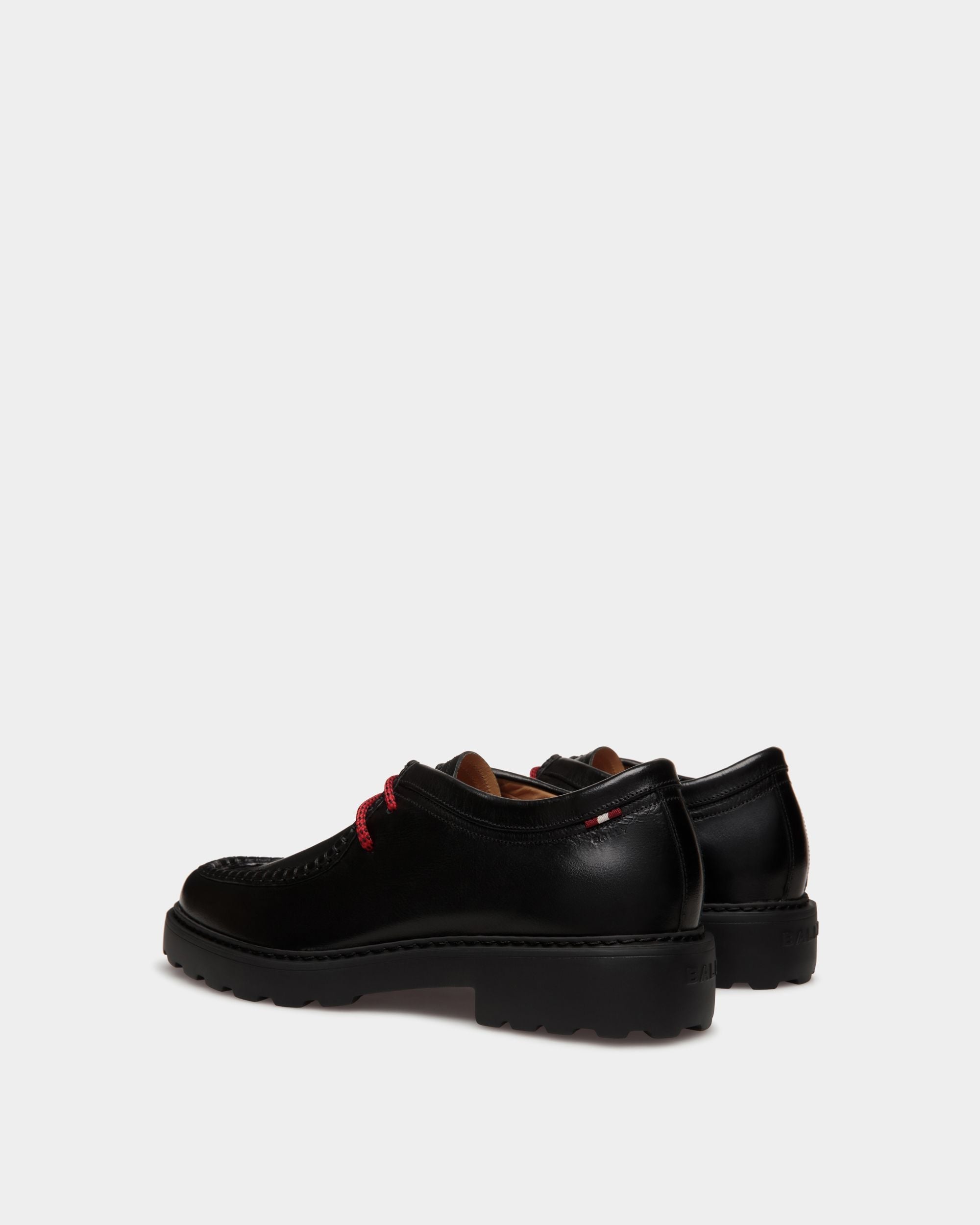 Bally Global - Gusto Derby in Black Leather - Black