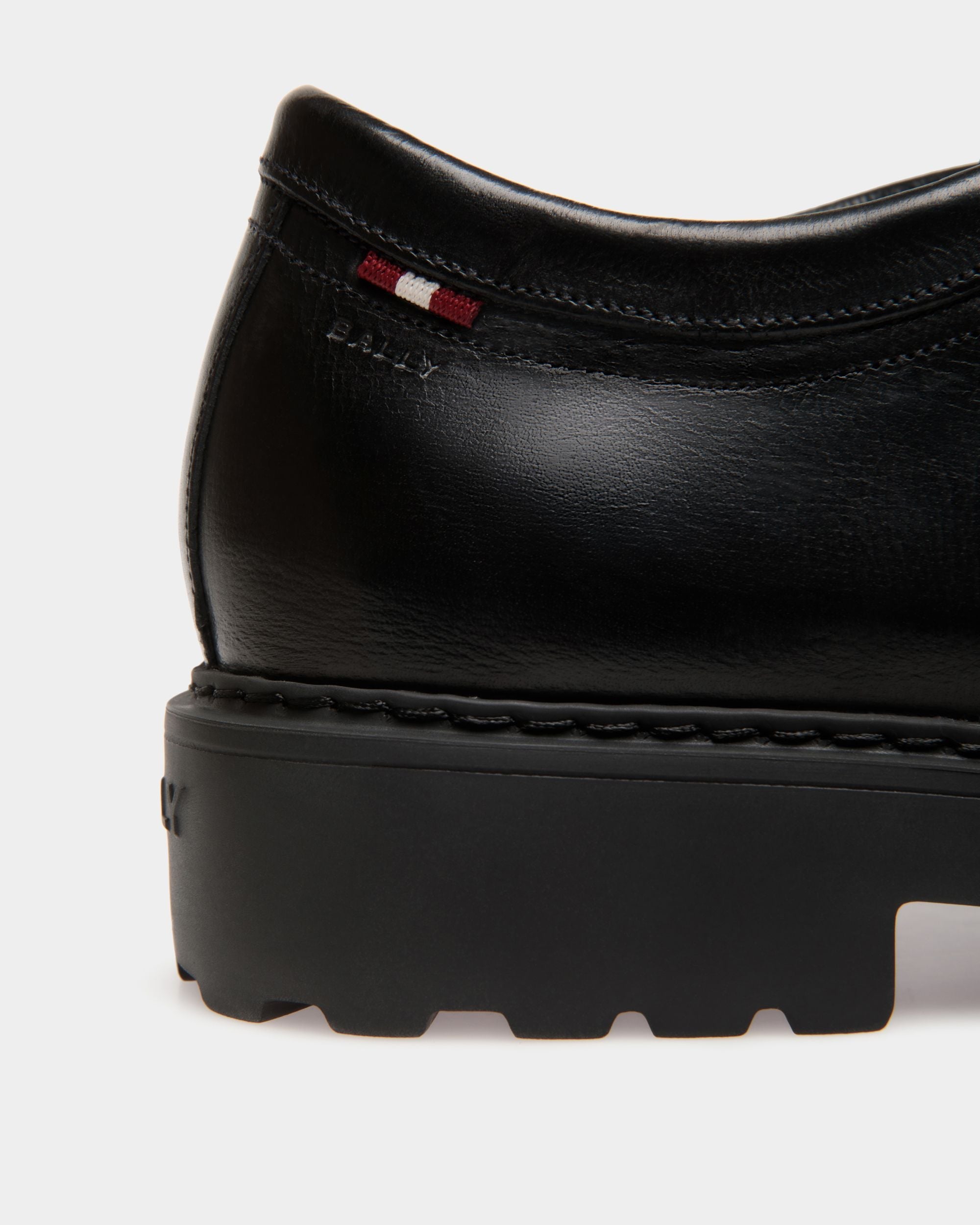 Bally Global - Gusto Derby in Black Leather - Black