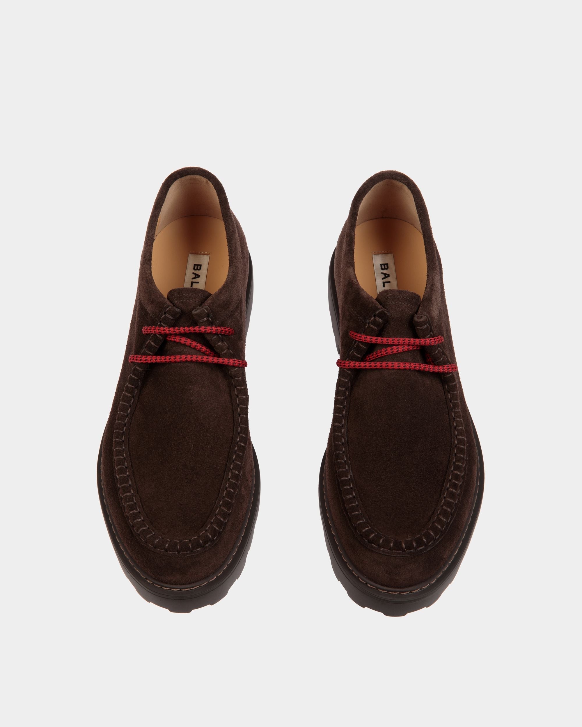 Bally Global - Gusto Derby in Ebano Suede - Brown