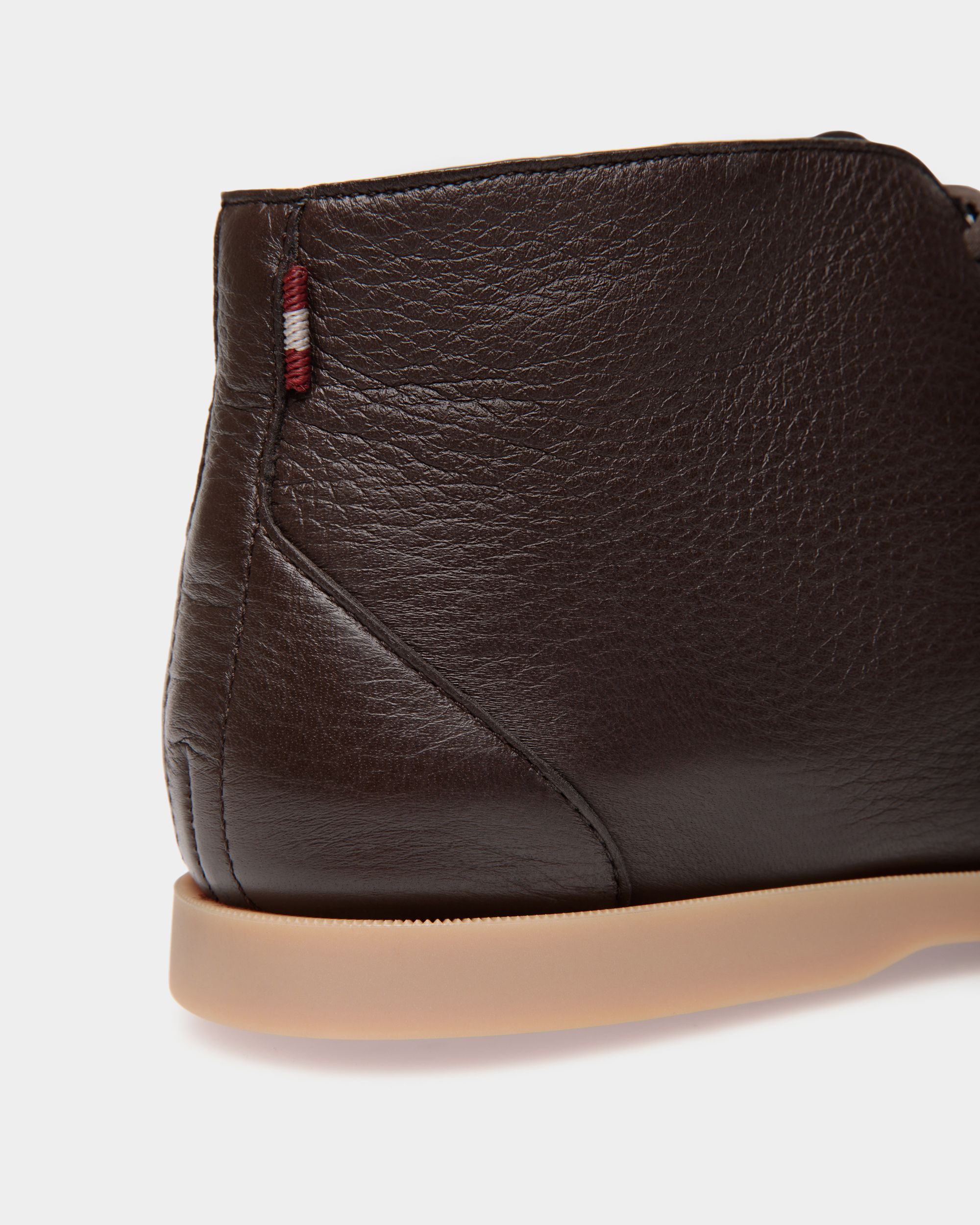 Bally Global - Nelson Bootie In Ebano Deer Leather - Brown