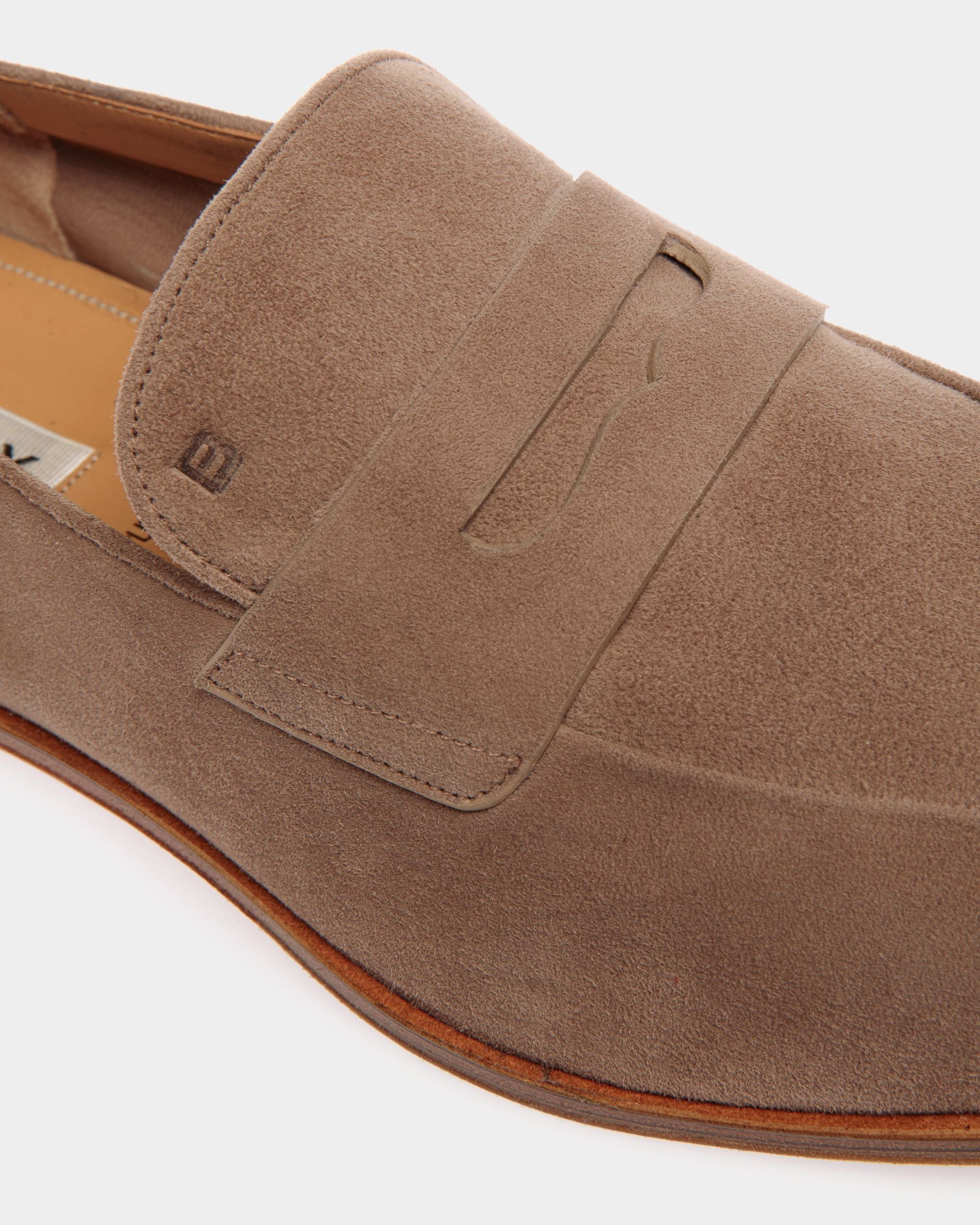 Bally Global - Westminster Loafer In Taupe Suede Leather - Brown