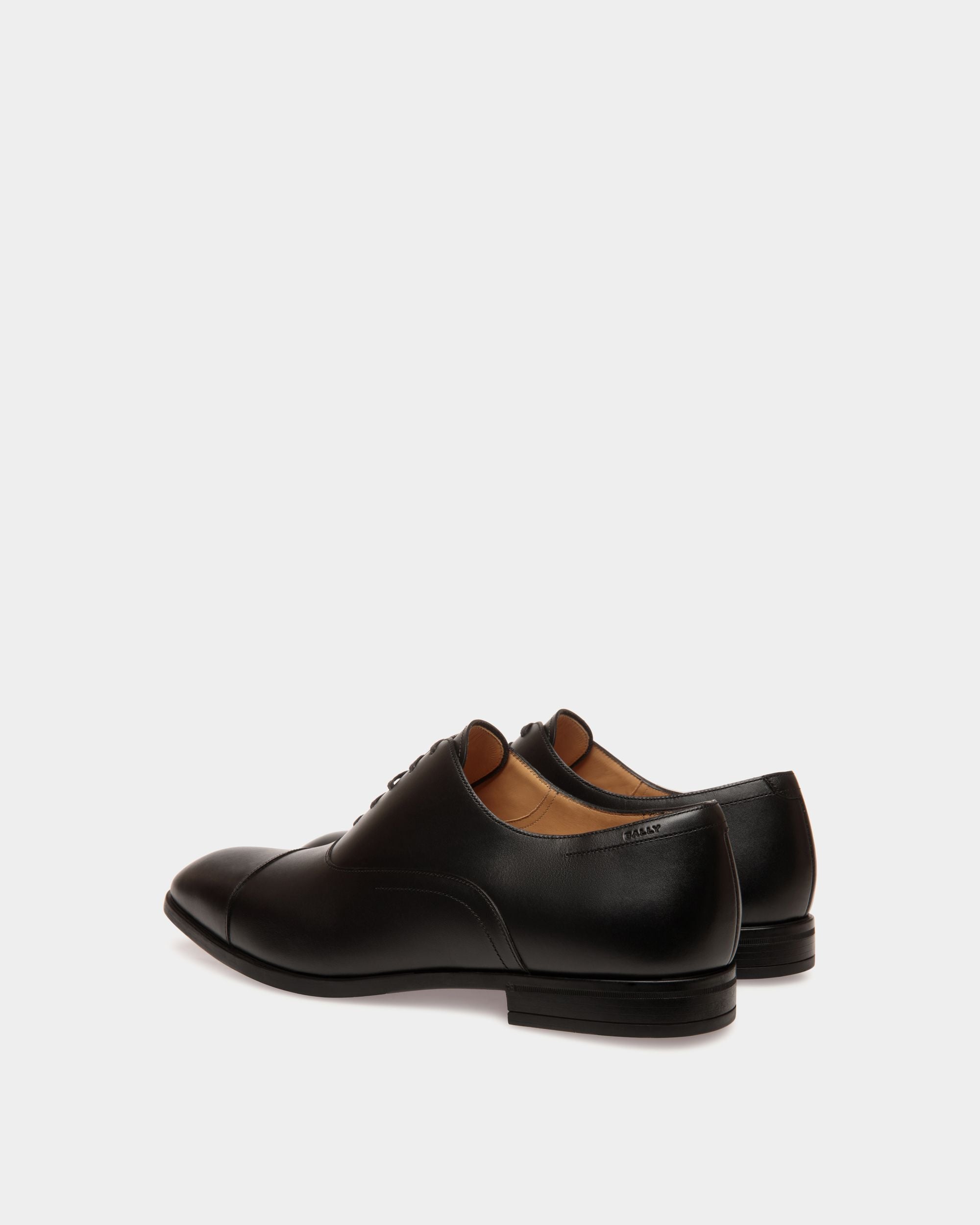 Bally Global - Zapato Oxford De Piel Negra - Negro