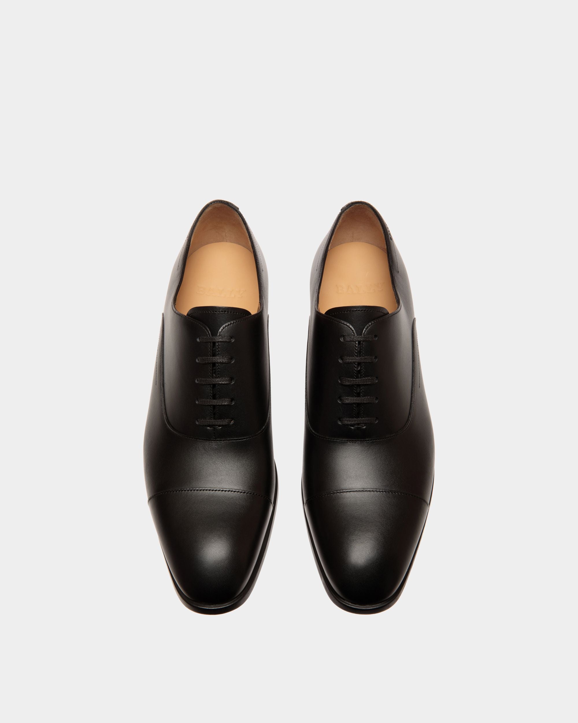 Bally Global - Zapato Oxford De Piel Negra - Negro