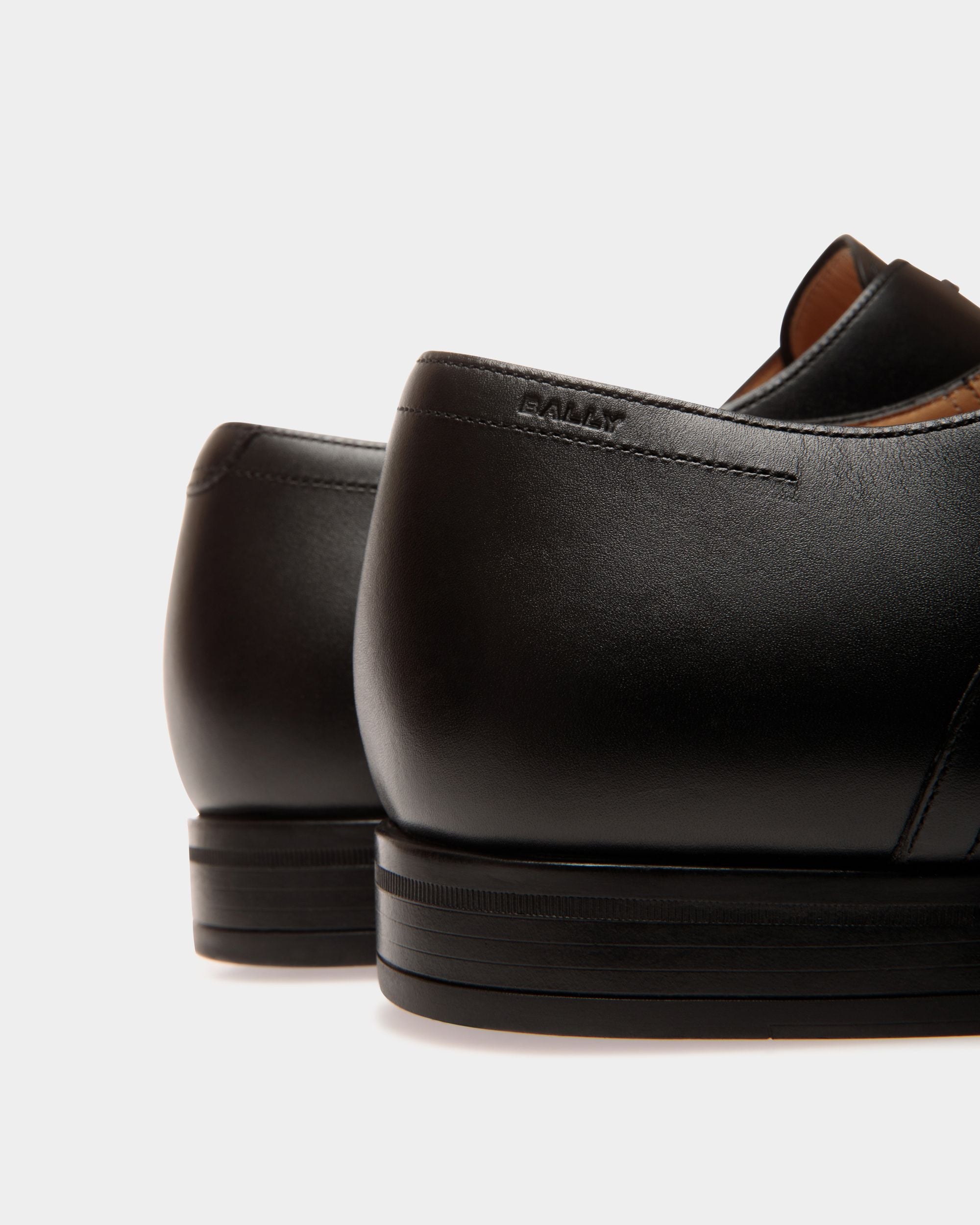 Bally Global - Zapato Oxford De Piel Negra - Negro