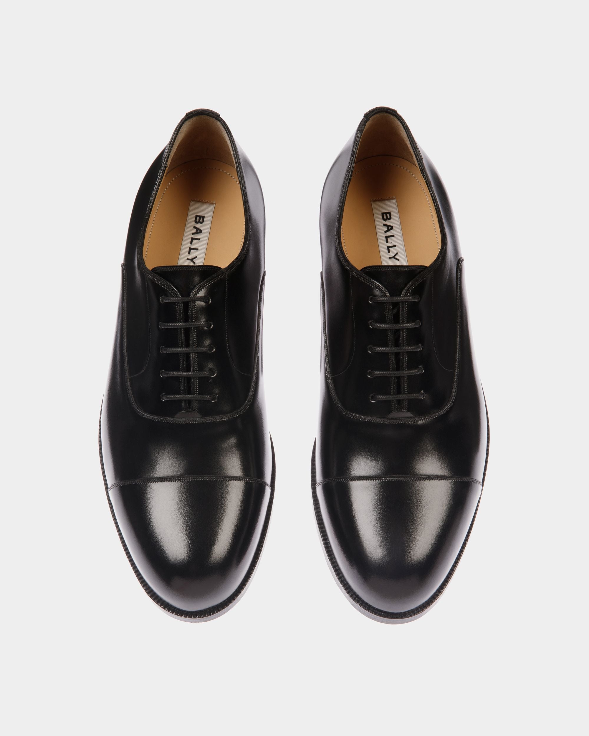 Bally Global - Carl Oxford in Black Leather - Black