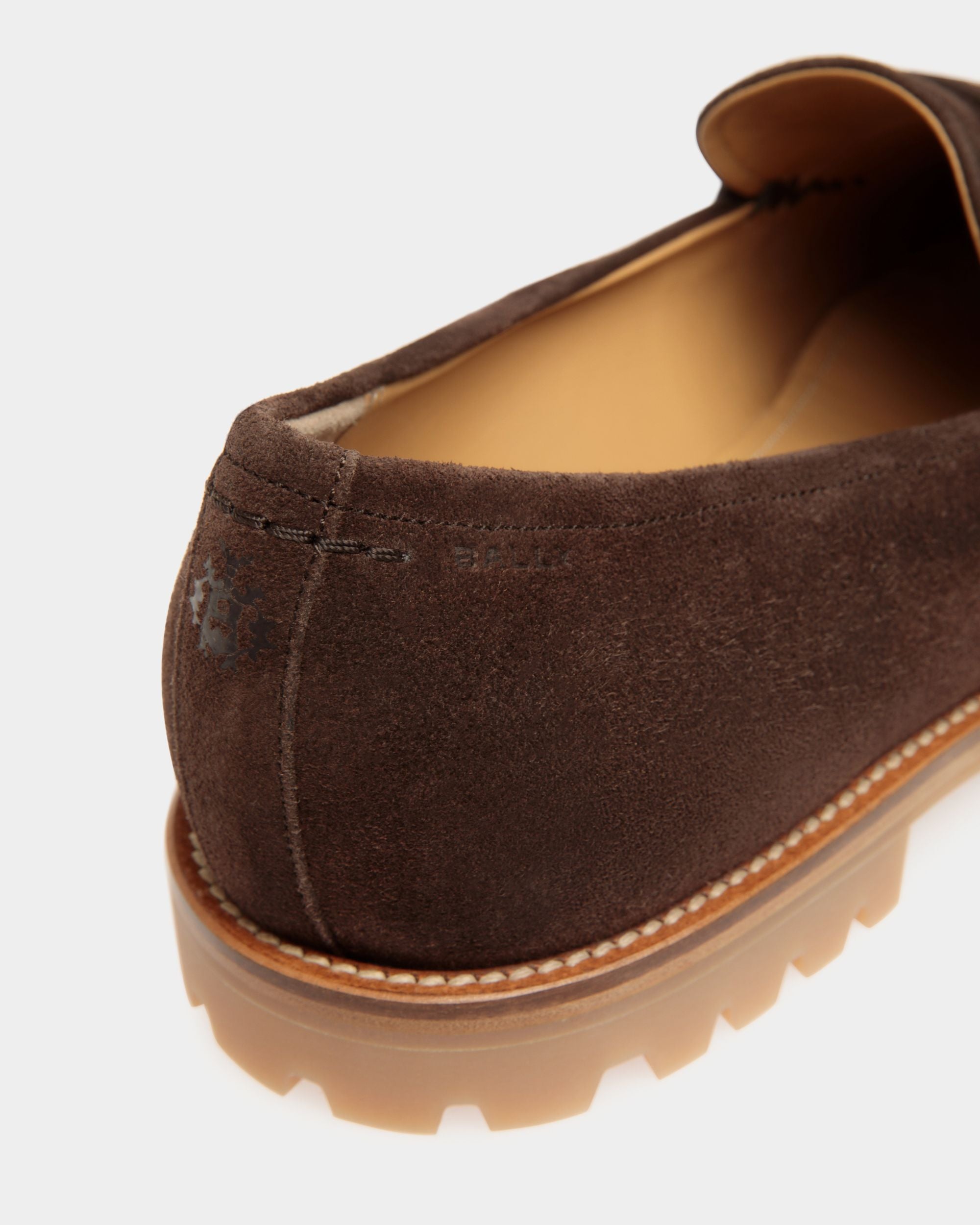 Bally Global - Solaria Loafer in Ebano Suede - Brown