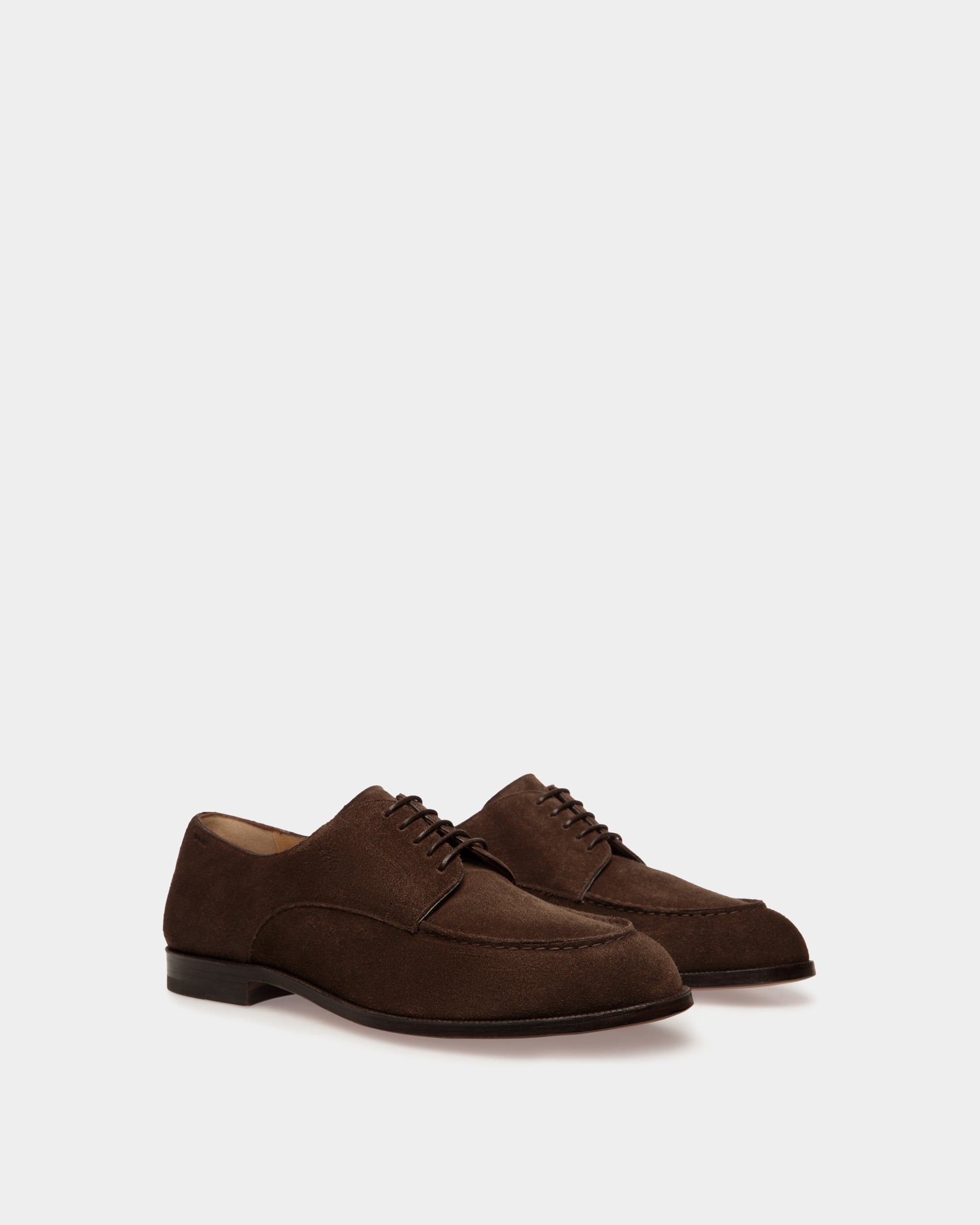 Bally Global - Carl Derby in Ebano Suede - Brown