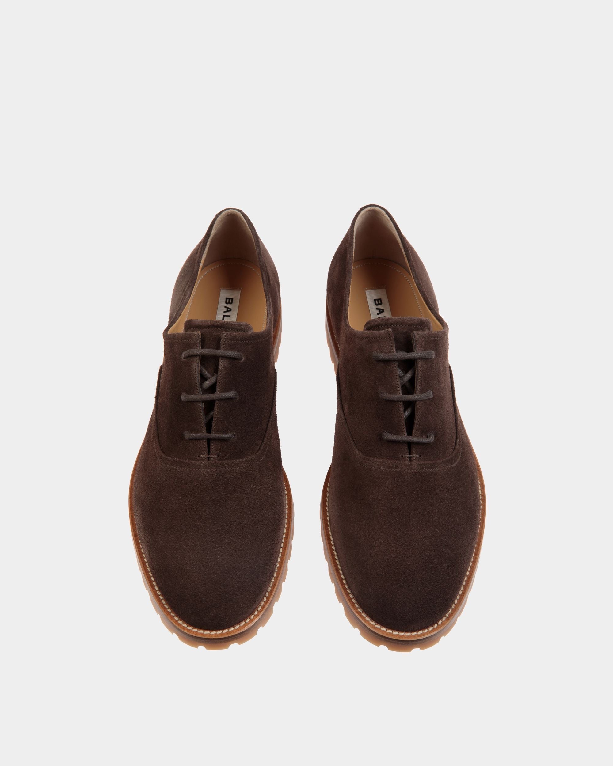 Bally Global - Solaria Oxford in Ebano Suede - Brown