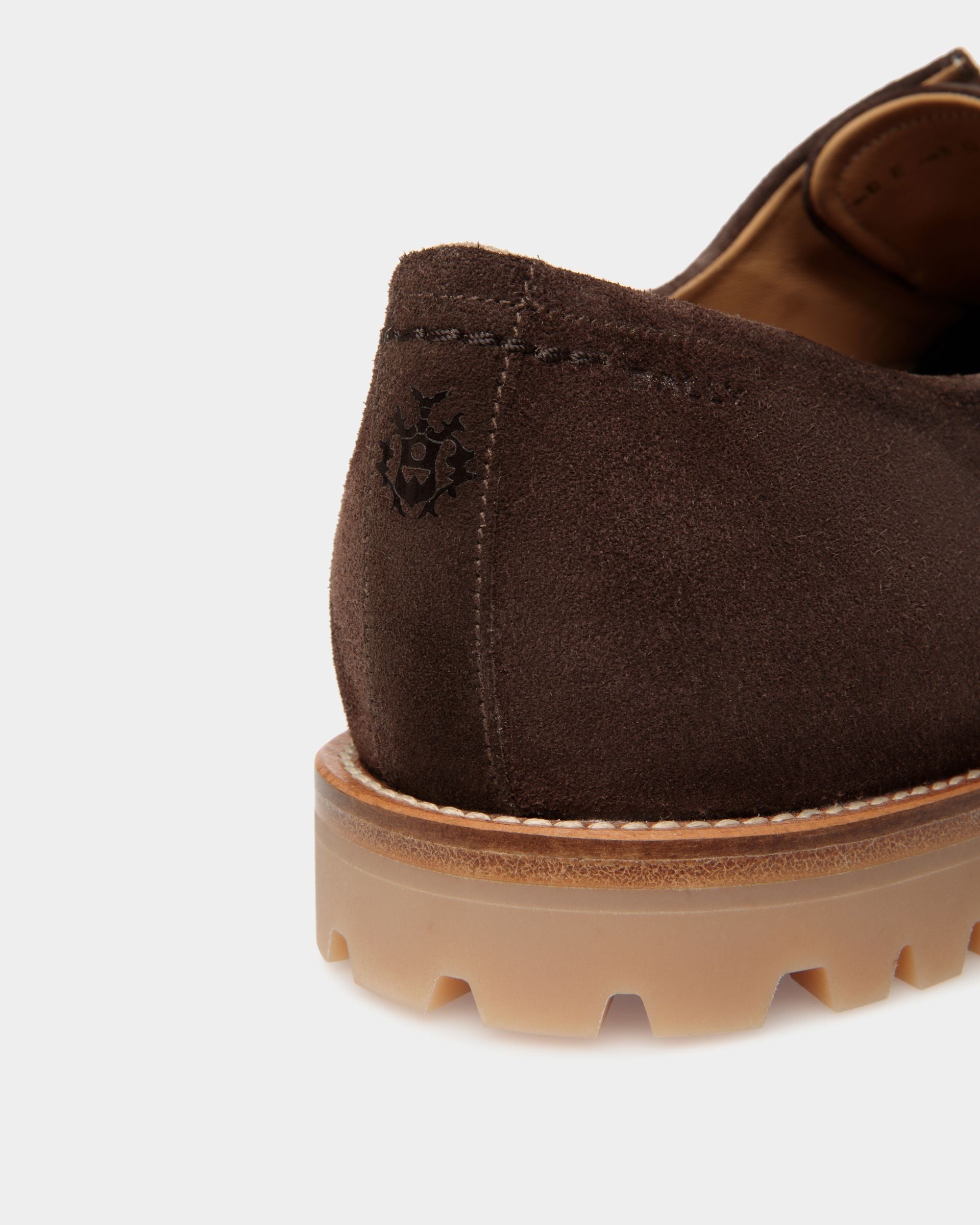 Bally Global - Solaria Oxford in Ebano Suede - Brown