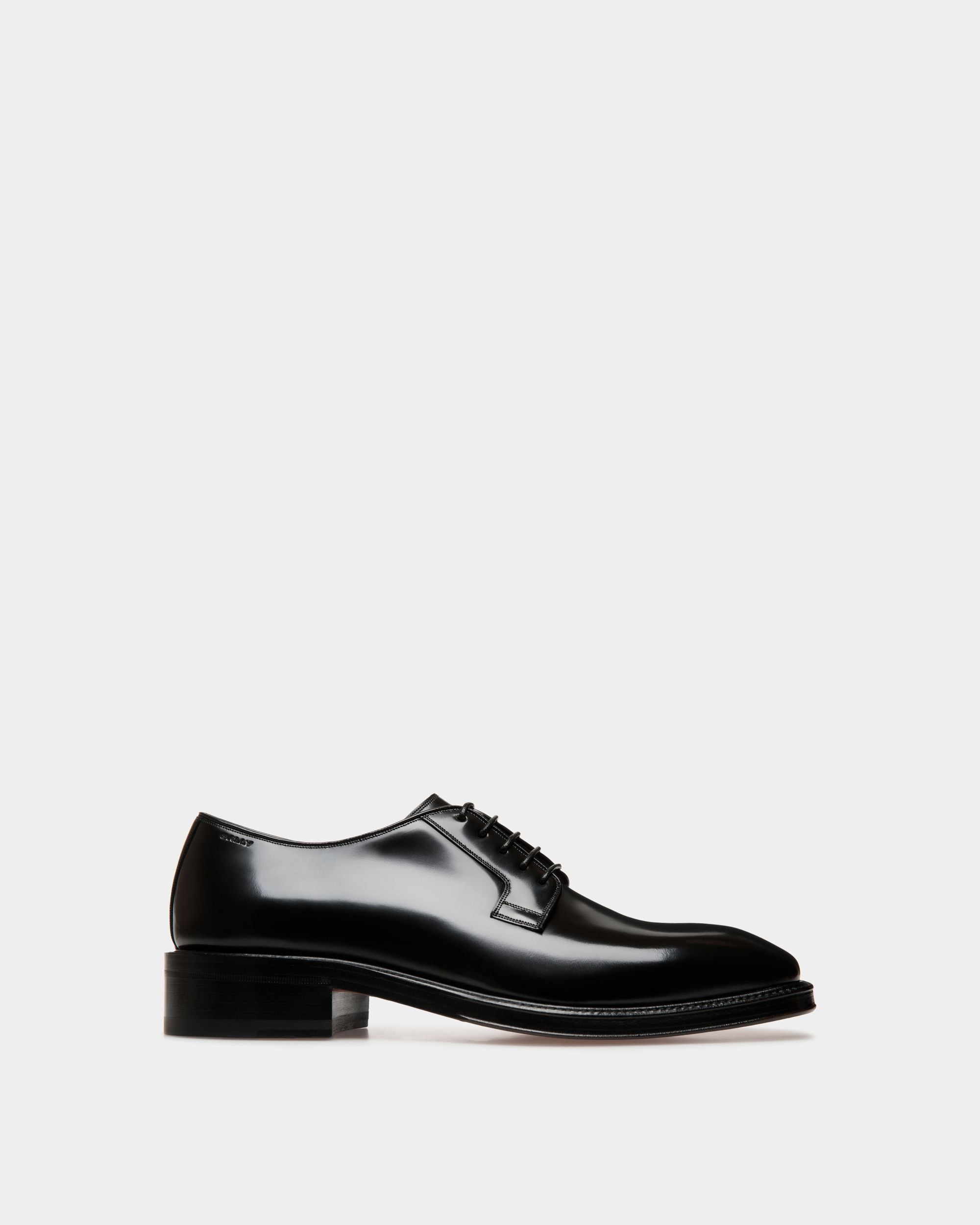 Bally Global - Sockel Derby In Black Leather - Black