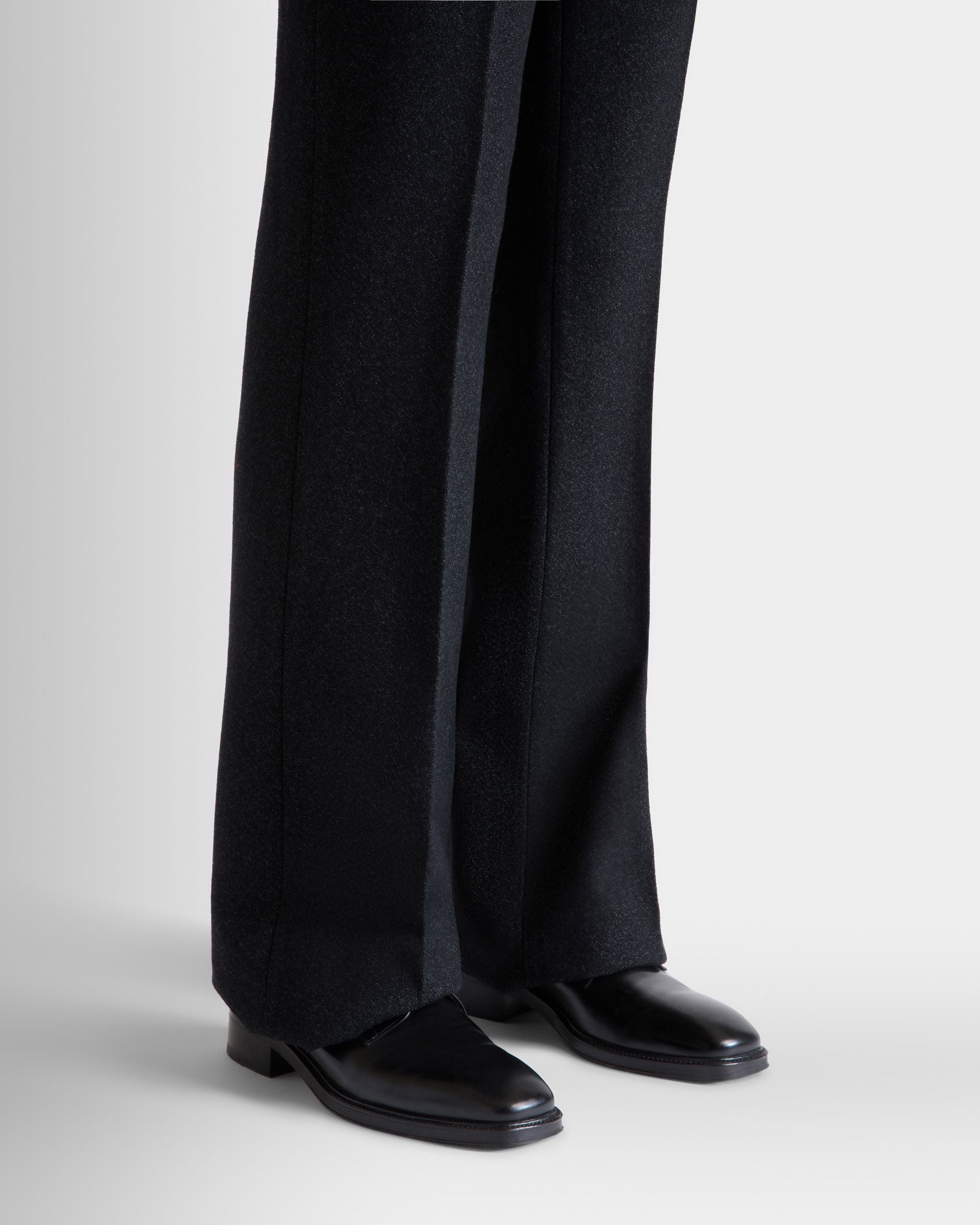 Bally Global - Sockel Derby In Black Leather - Black