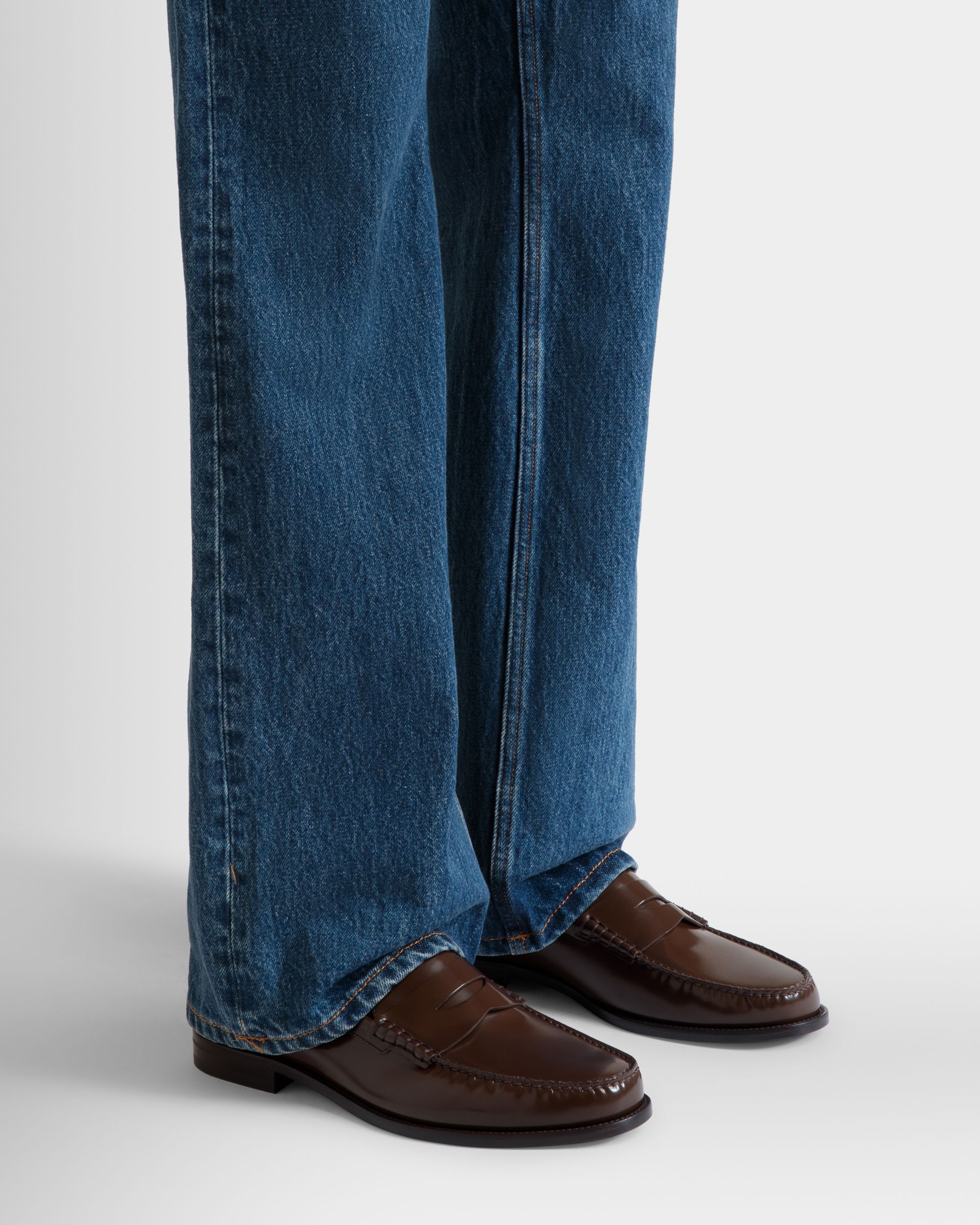 Bally Global - Capitol Loafer in Ebano Leather - Brown