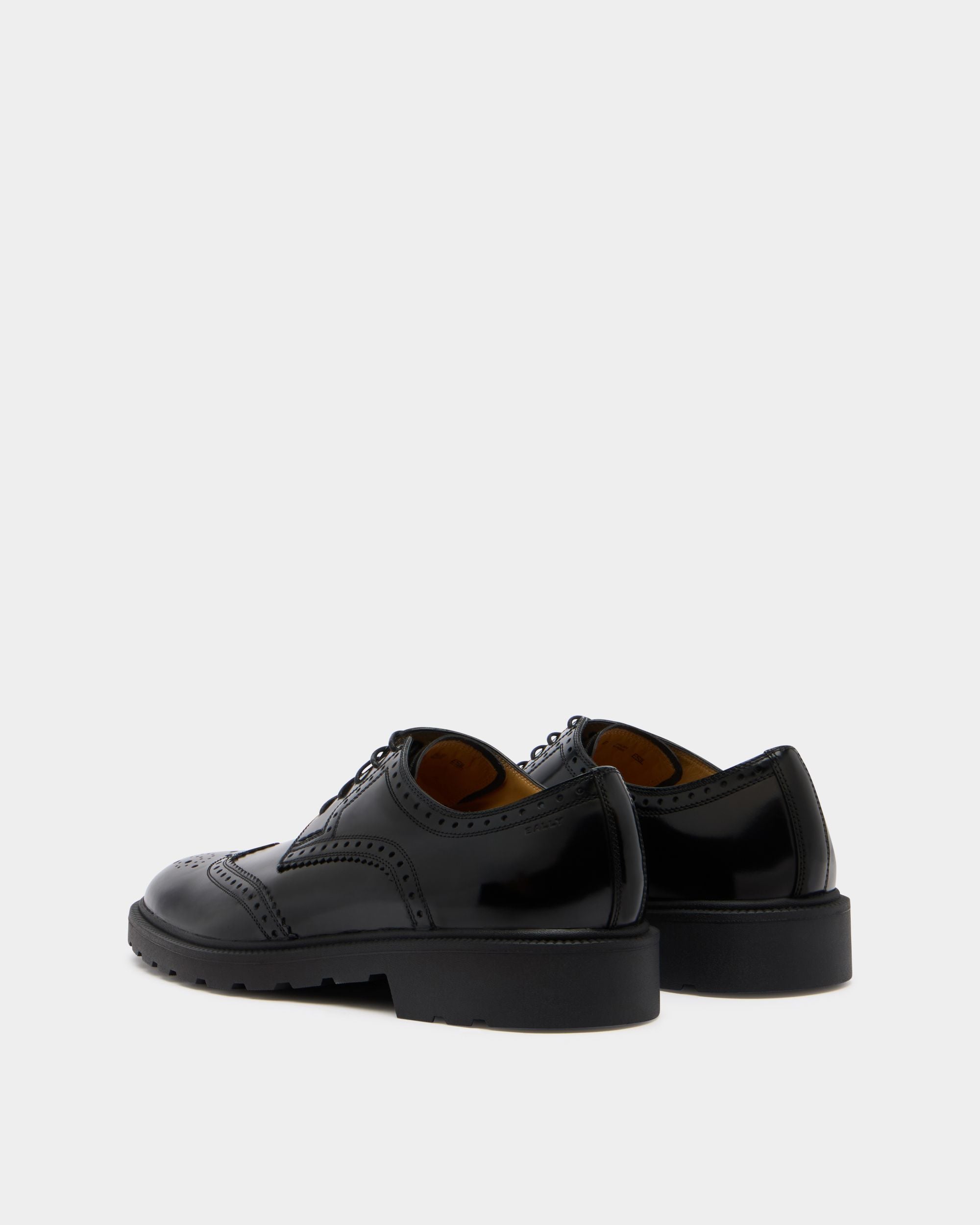 Bally Global - Eduard Derby in Black Leather - Black