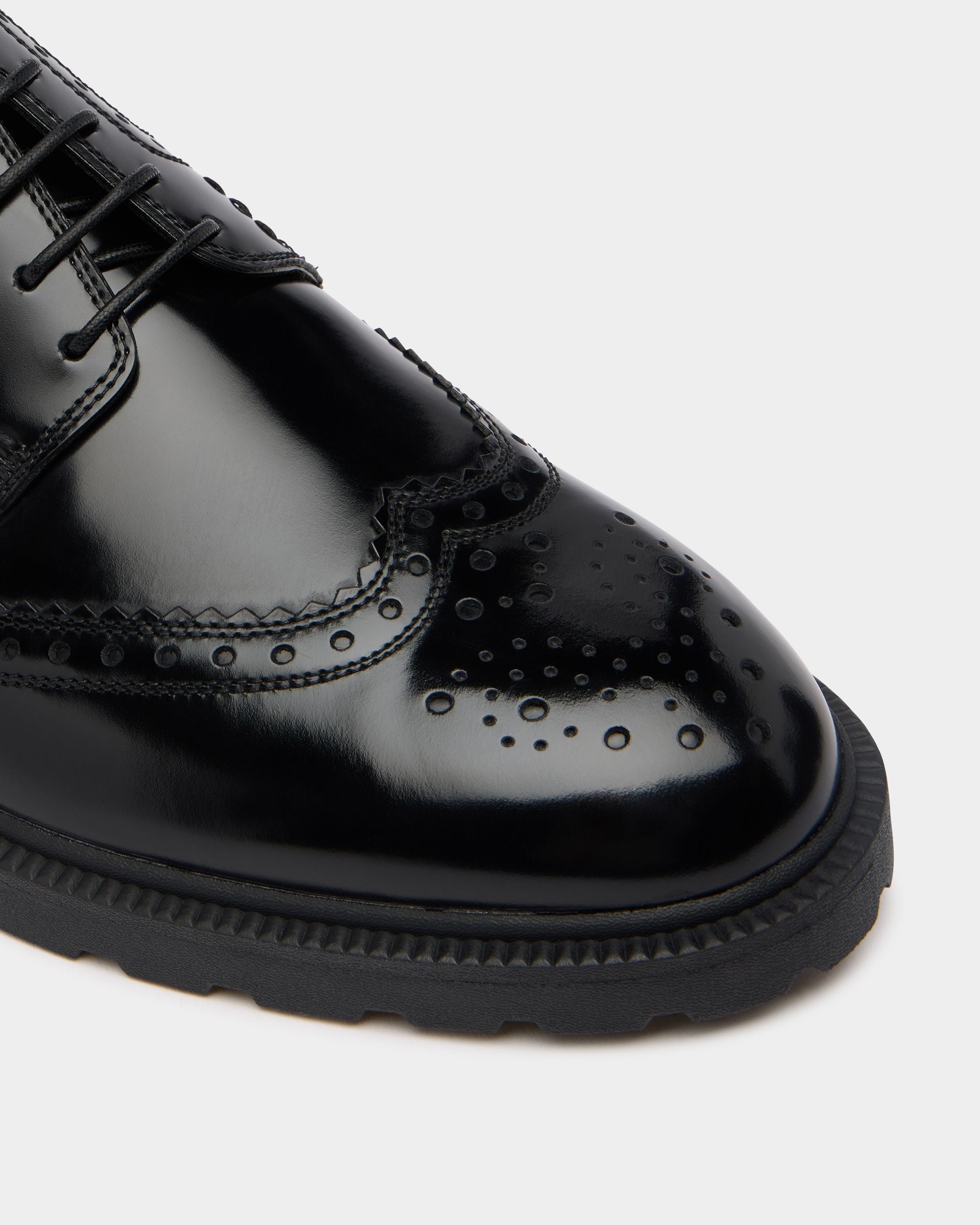 Bally Global - Eduard Derby in Black Leather - Black