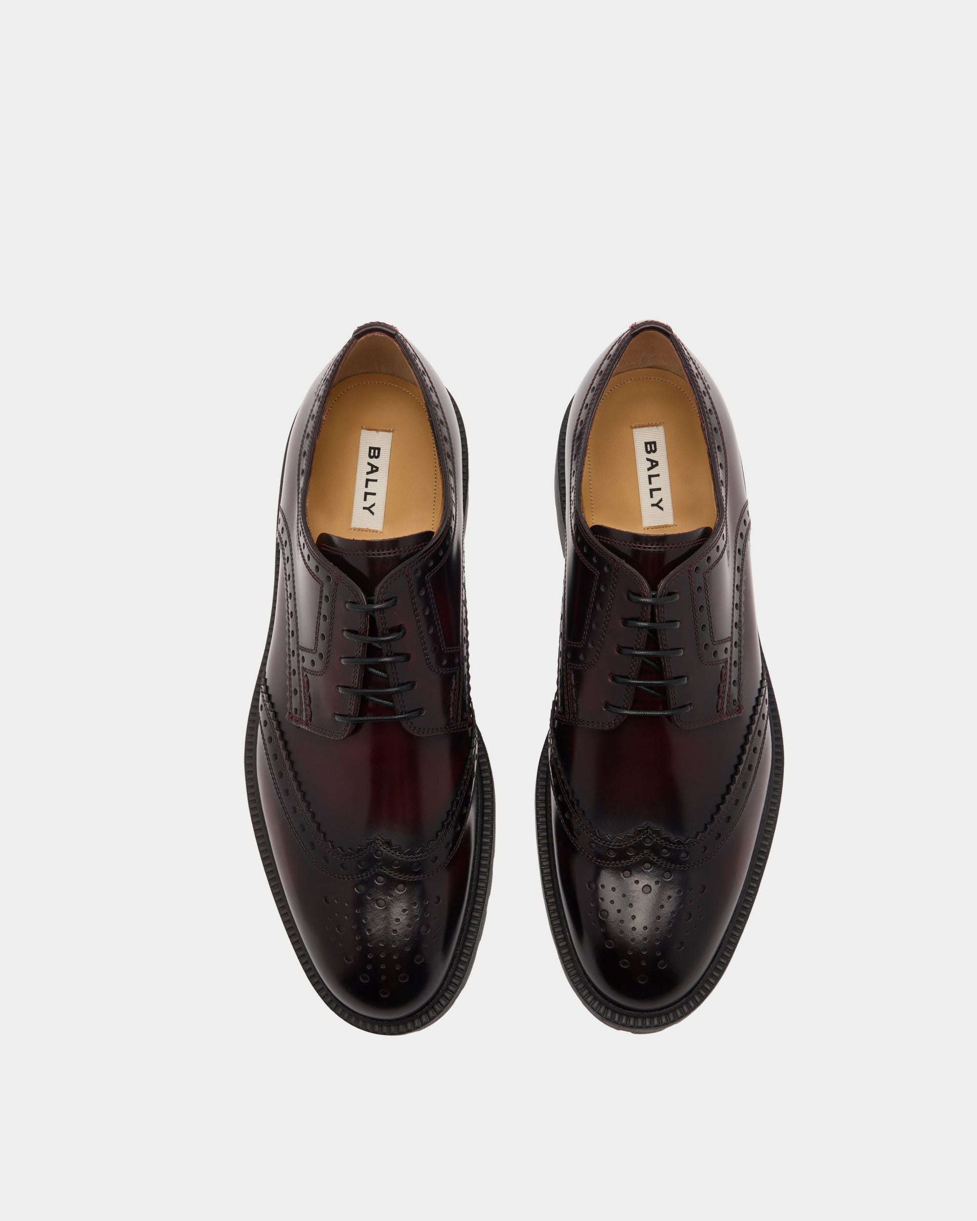 Bally Global - Eduard Derby in Andorra Leather - Burgundy