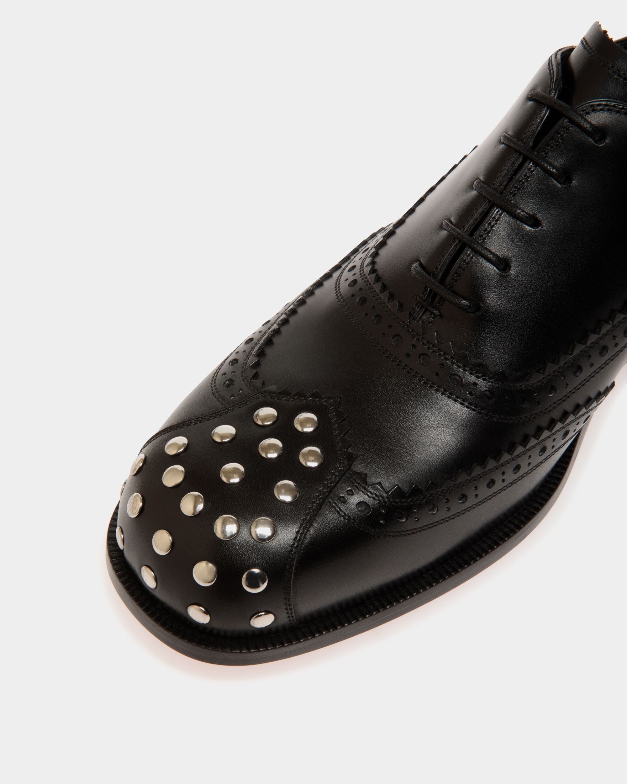 Bally Global - Spiegel Oxford in Black Leather - Black