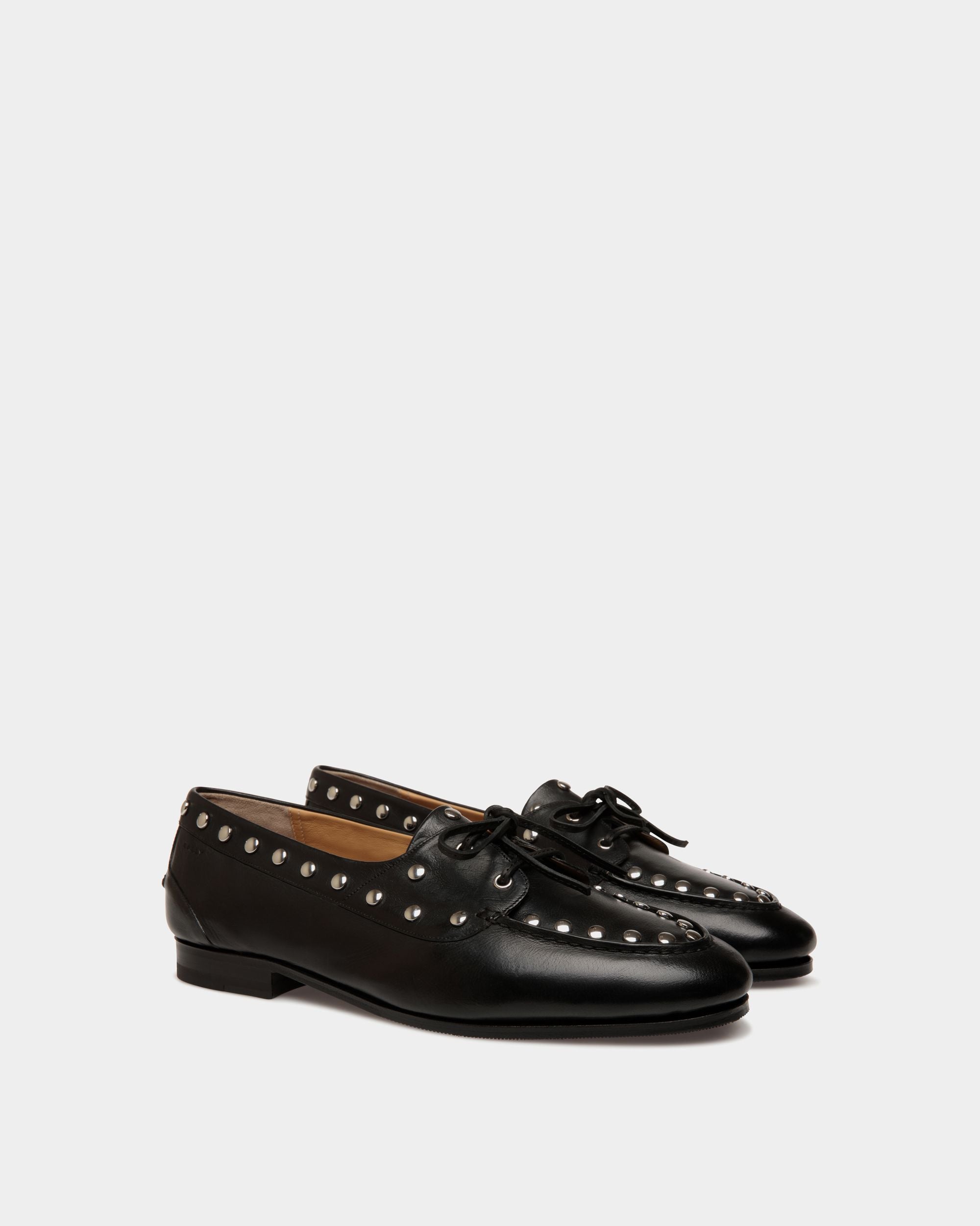 Bally Global - Plume Loafer in Black Leather - Black