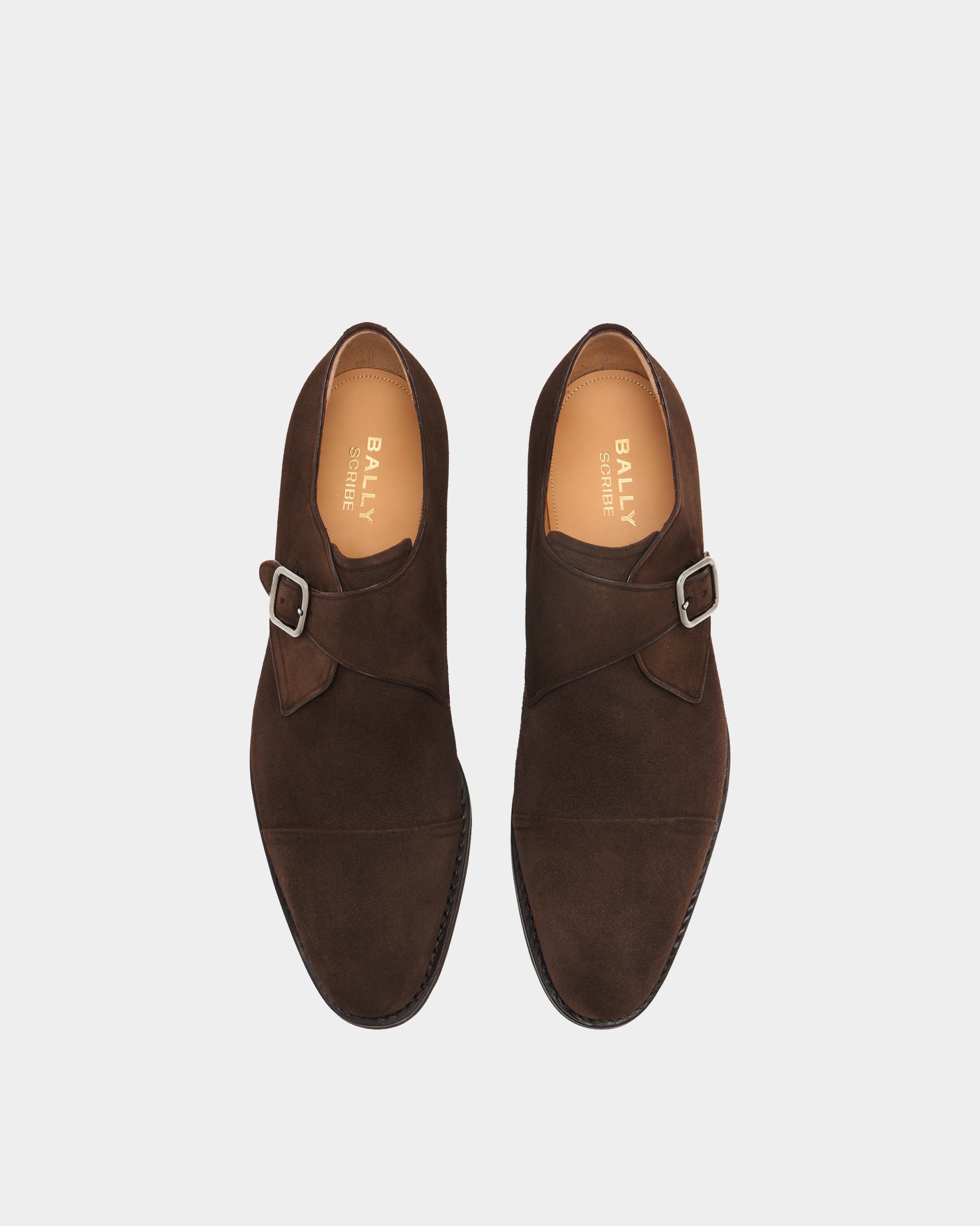 Bally Global - Scribe Un Monk in Ebano Suede - Brown