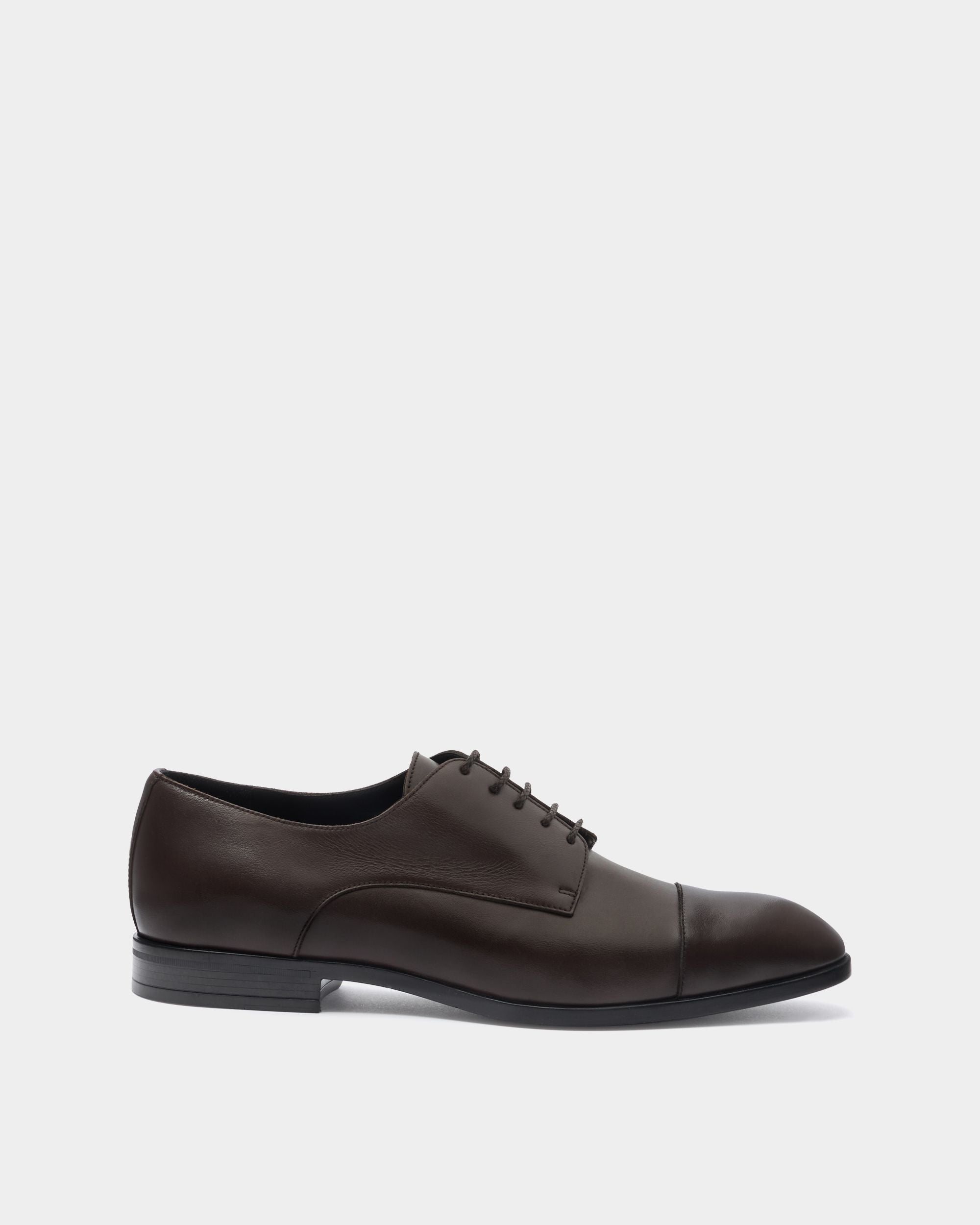 Bally Global - Onizy Derby in Brown Leather - Brown