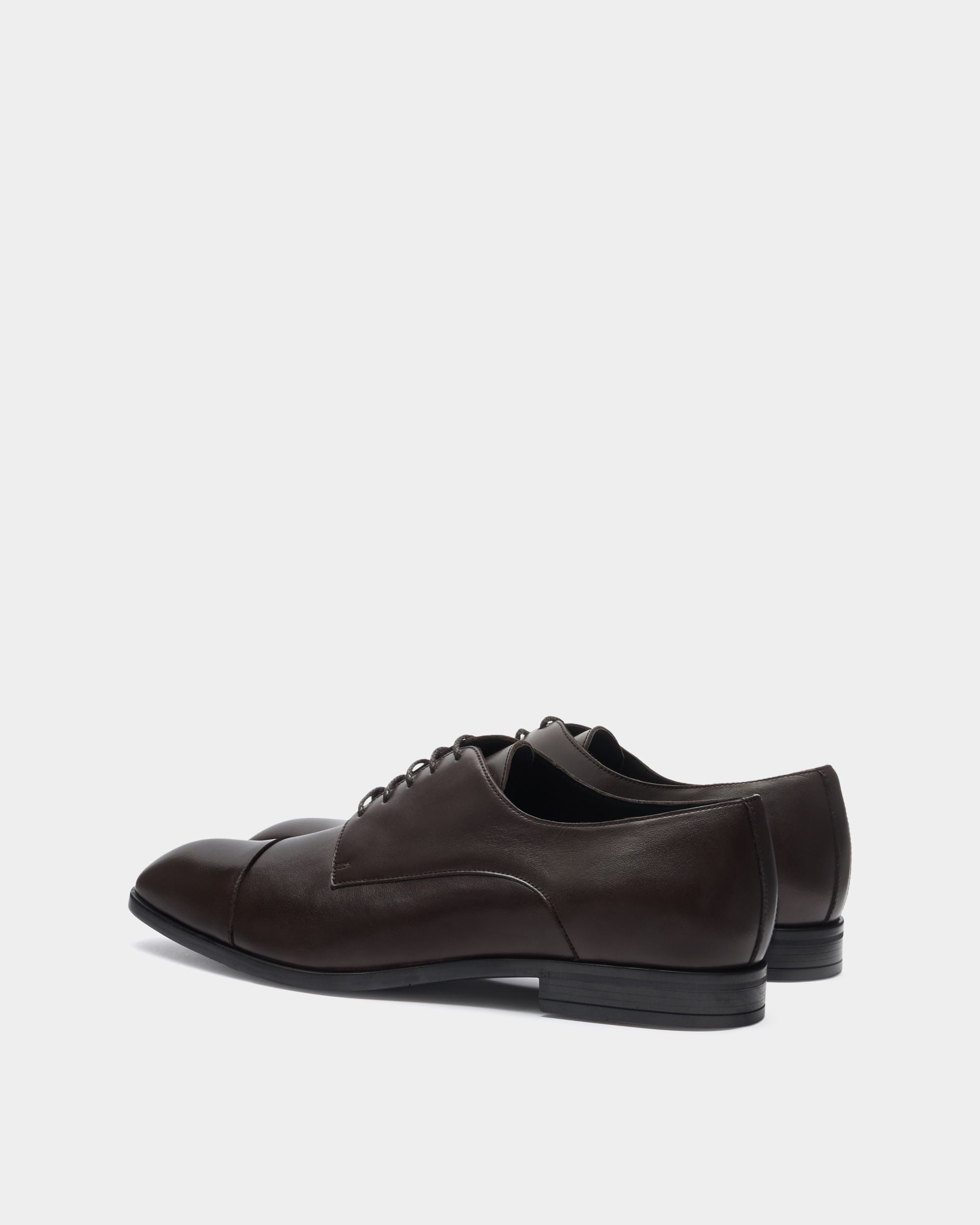 Bally Global - Onizy Derby in Brown Leather - Brown