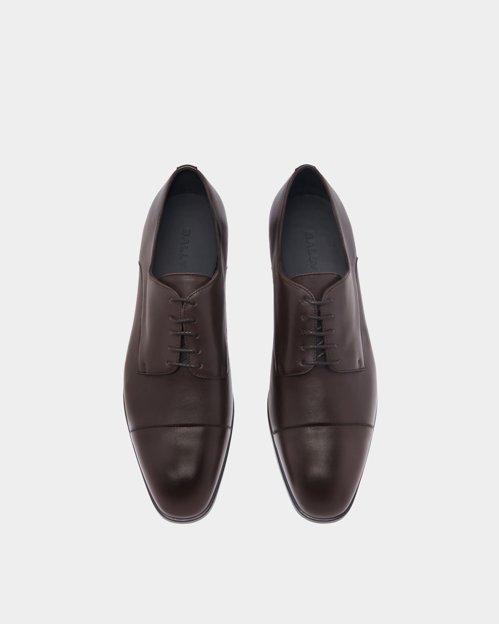 Bally Global - Onizy Derby in Brown Leather - Brown