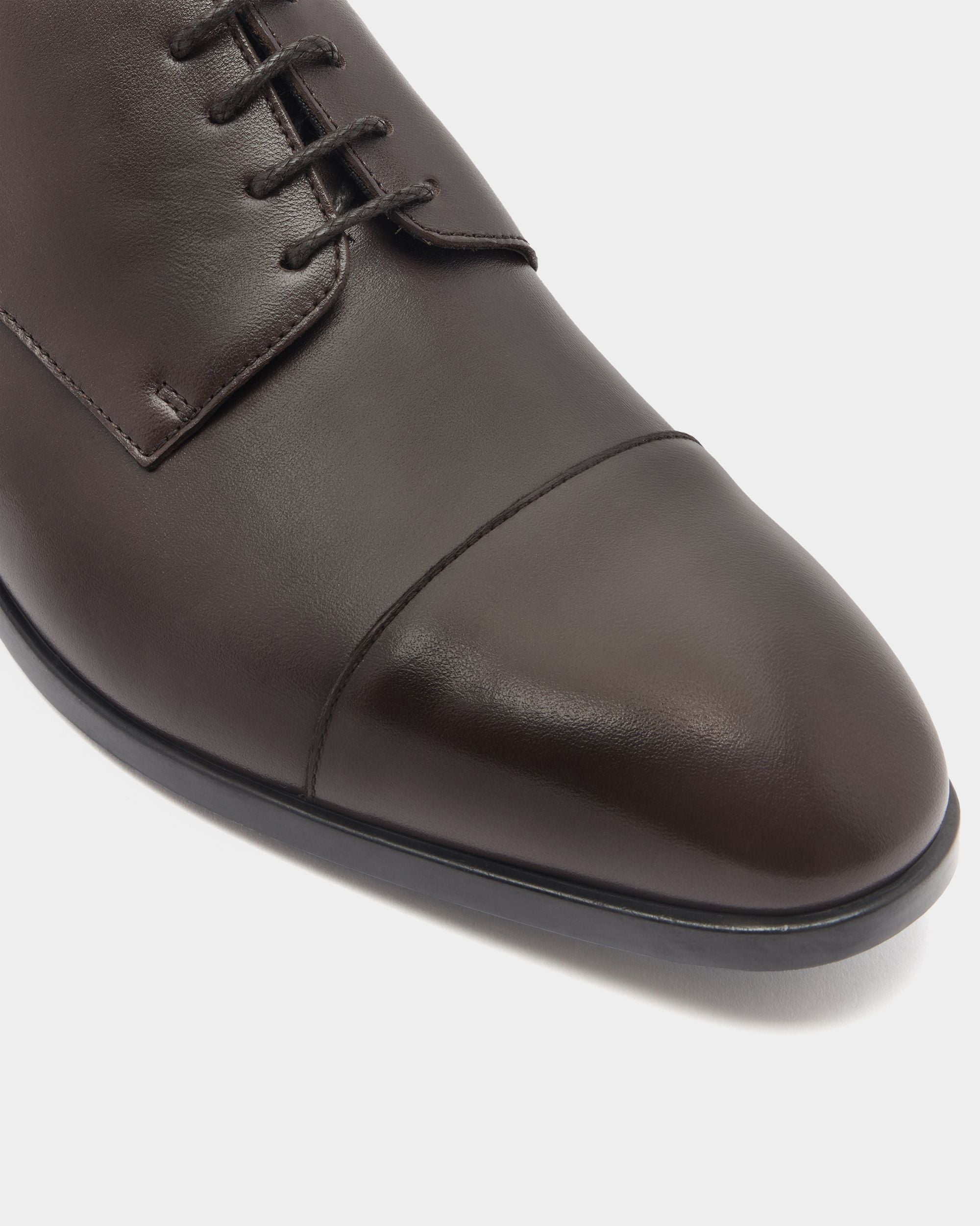 Bally Global - Onizy Derby in Brown Leather - Brown