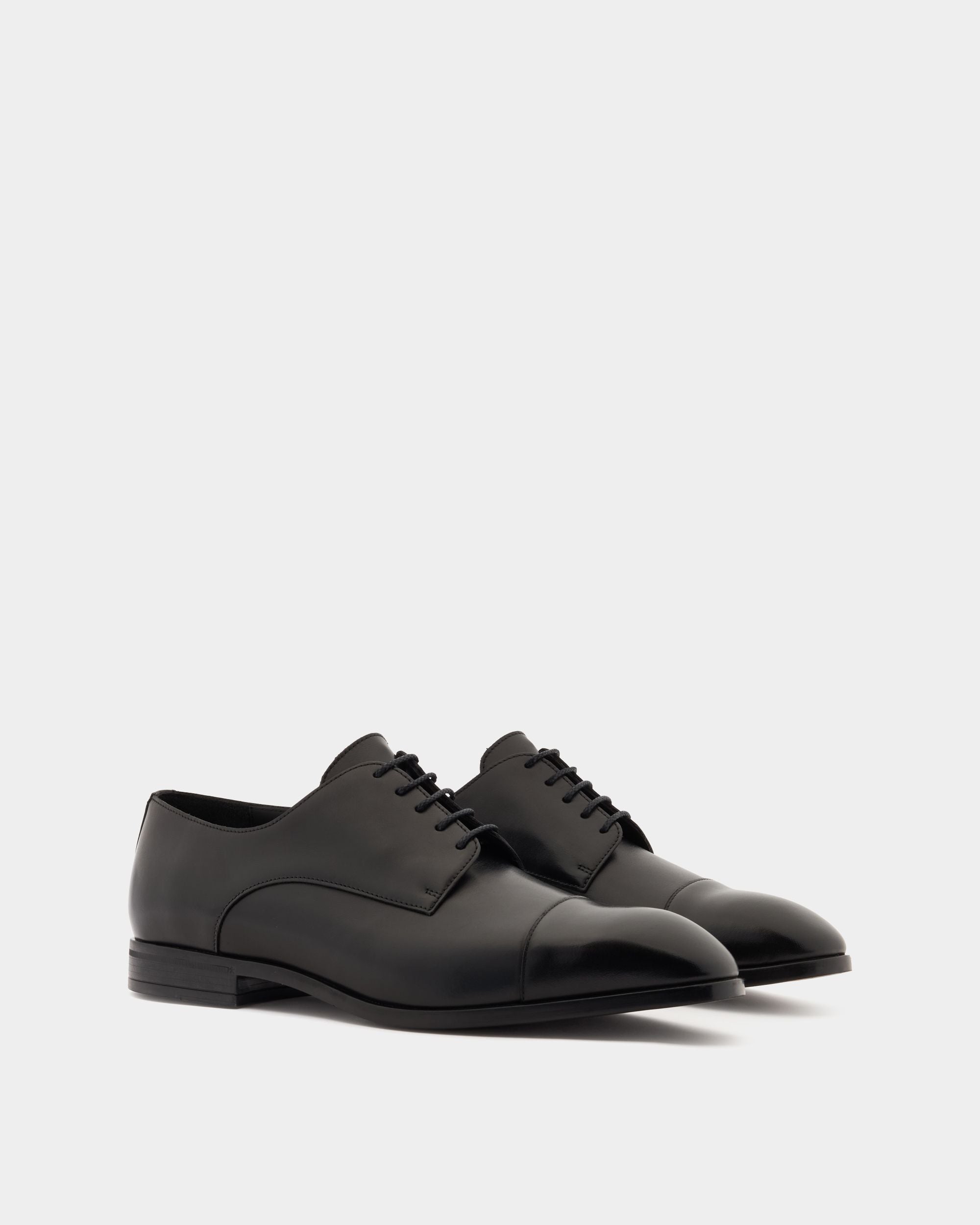 Bally Global - Onizy Derby in Black Leather - Black
