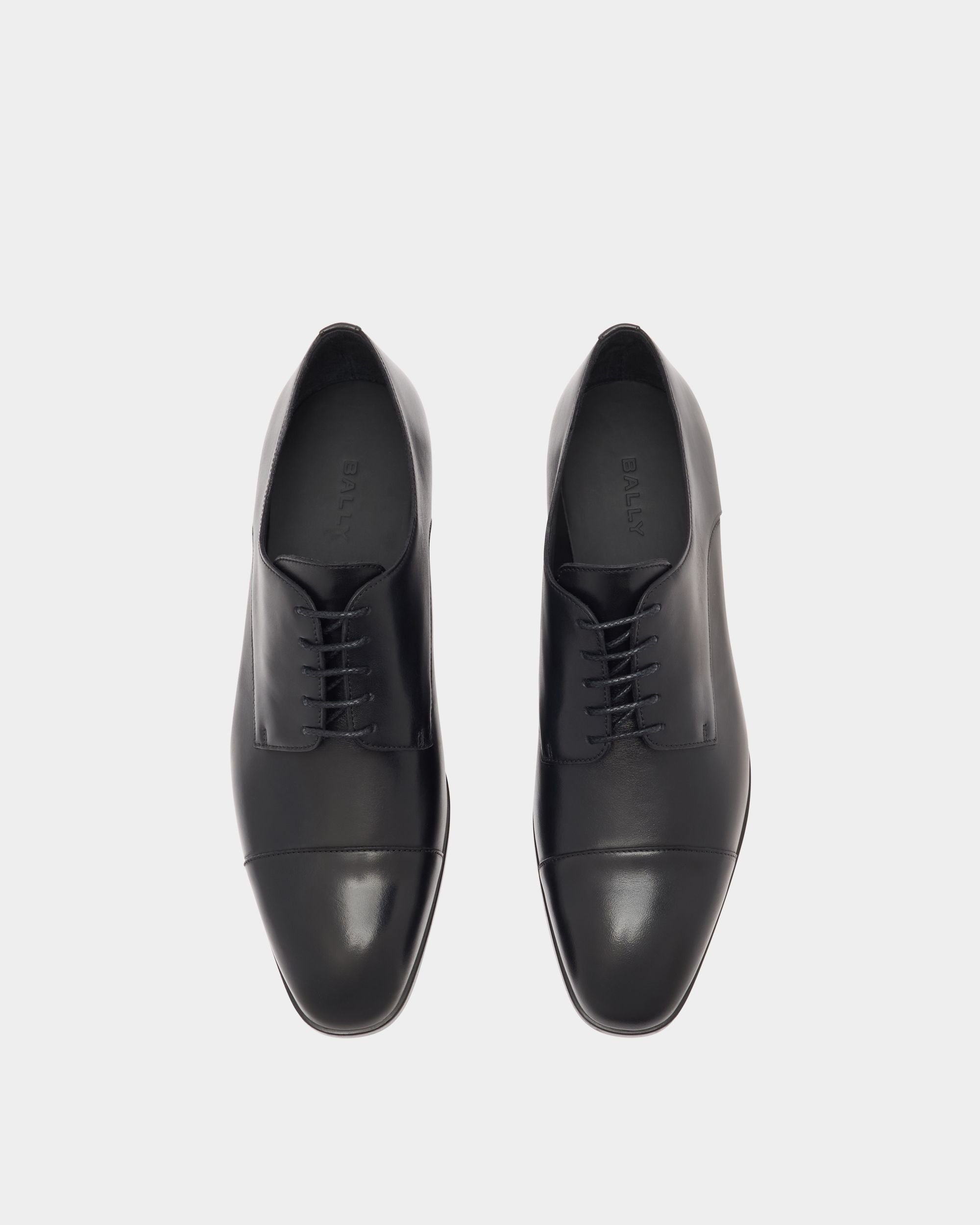 Bally Global - Onizy Derby in Black Leather - Black